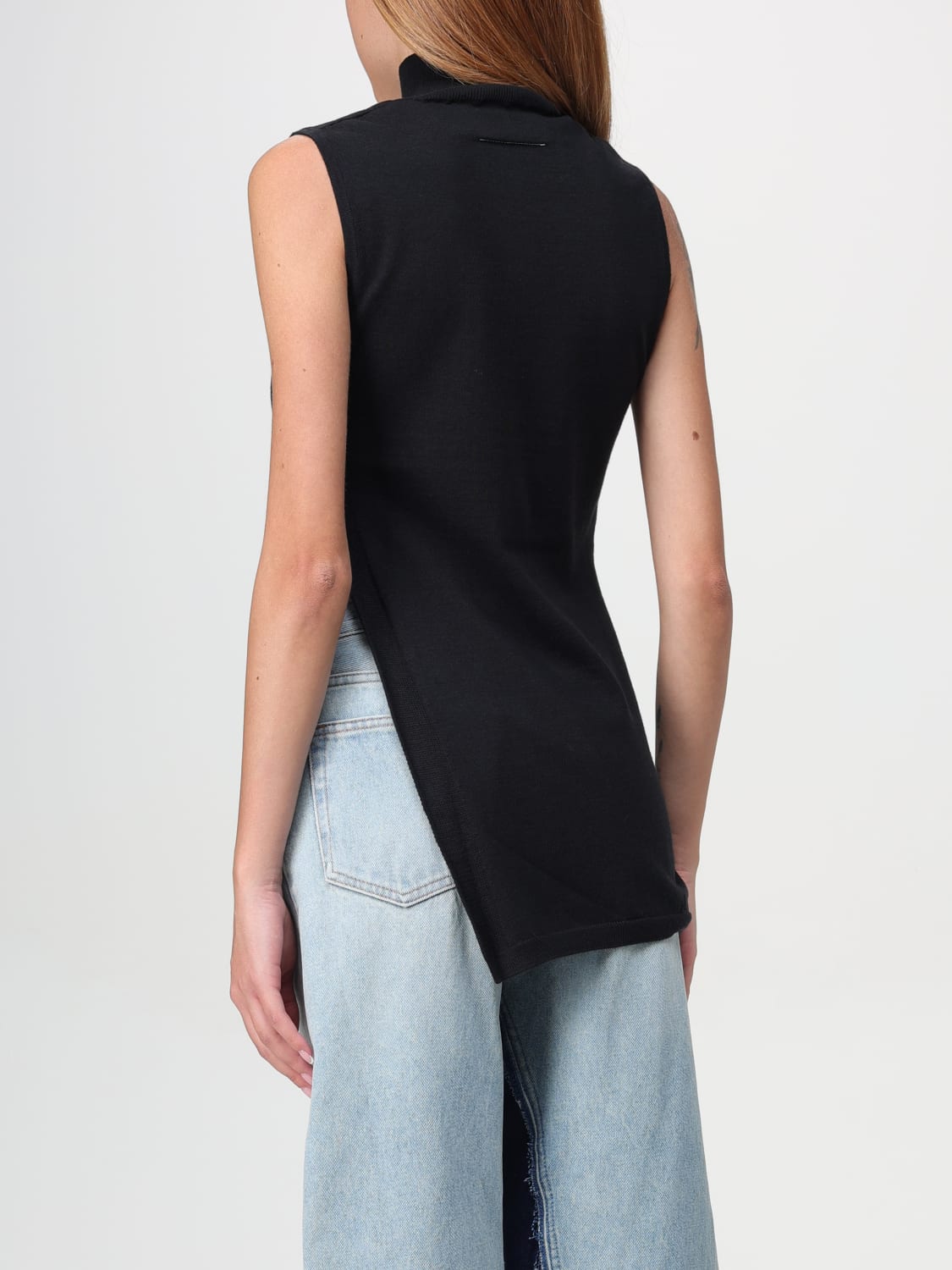 MM6 MAISON MARGIELA TOP: Top woman Mm6 Maison Margiela, Black - Img 3