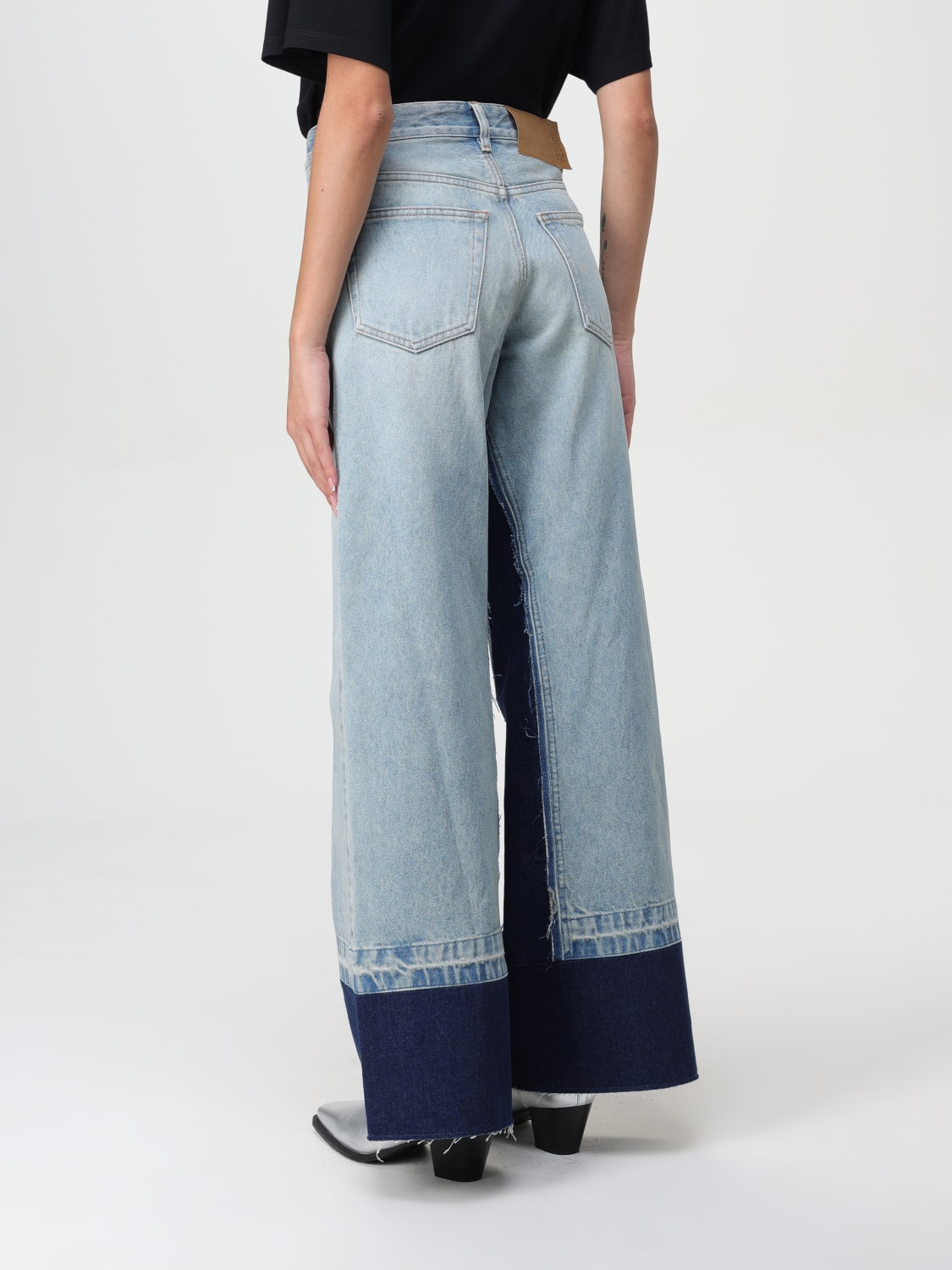 MM6 MAISON MARGIELA JEANS: Jeans woman Mm6 Maison Margiela, Blue - Img 3