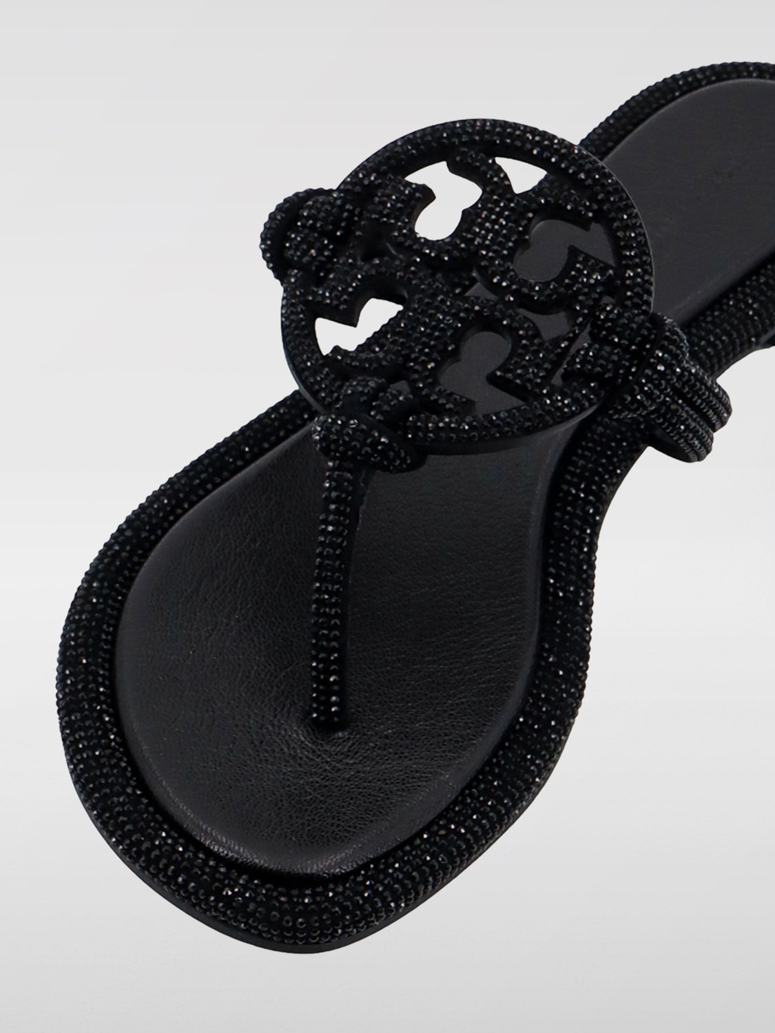TORY BURCH Shoes woman Black Tory Burch flat sandals 152177 online at GIGLIO.COM
