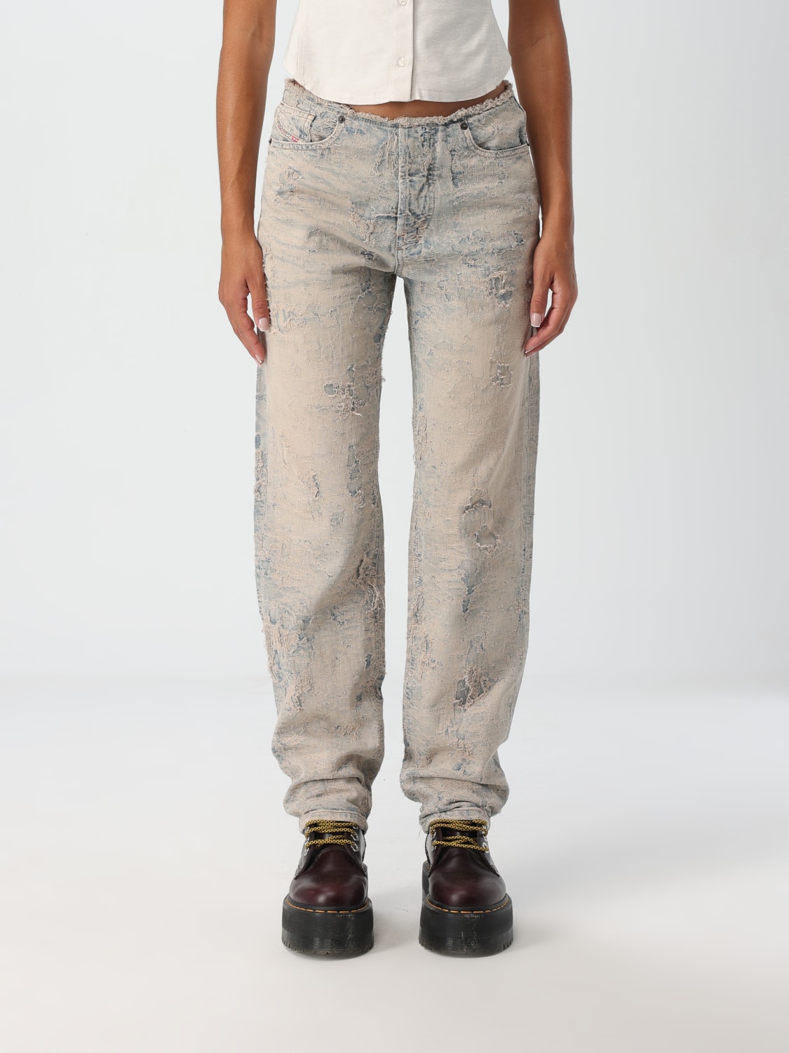 Giglio Jeans Diesel in denim candeggiato