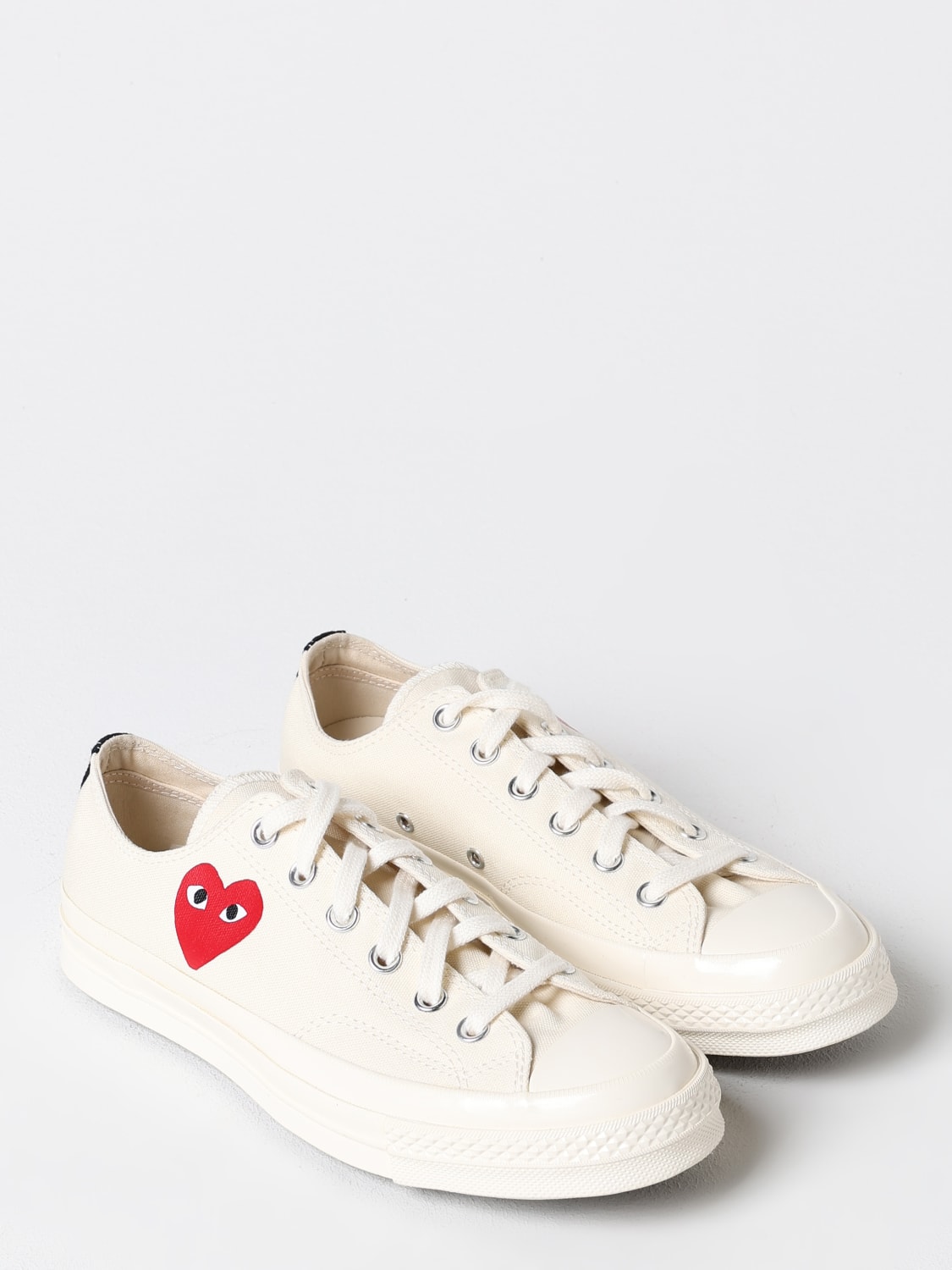 COMME DES GARÇONS PLAY X CONVERSE SNEAKERS: Shoes men Comme Des GarÇons Play X Converse, White - Img 2