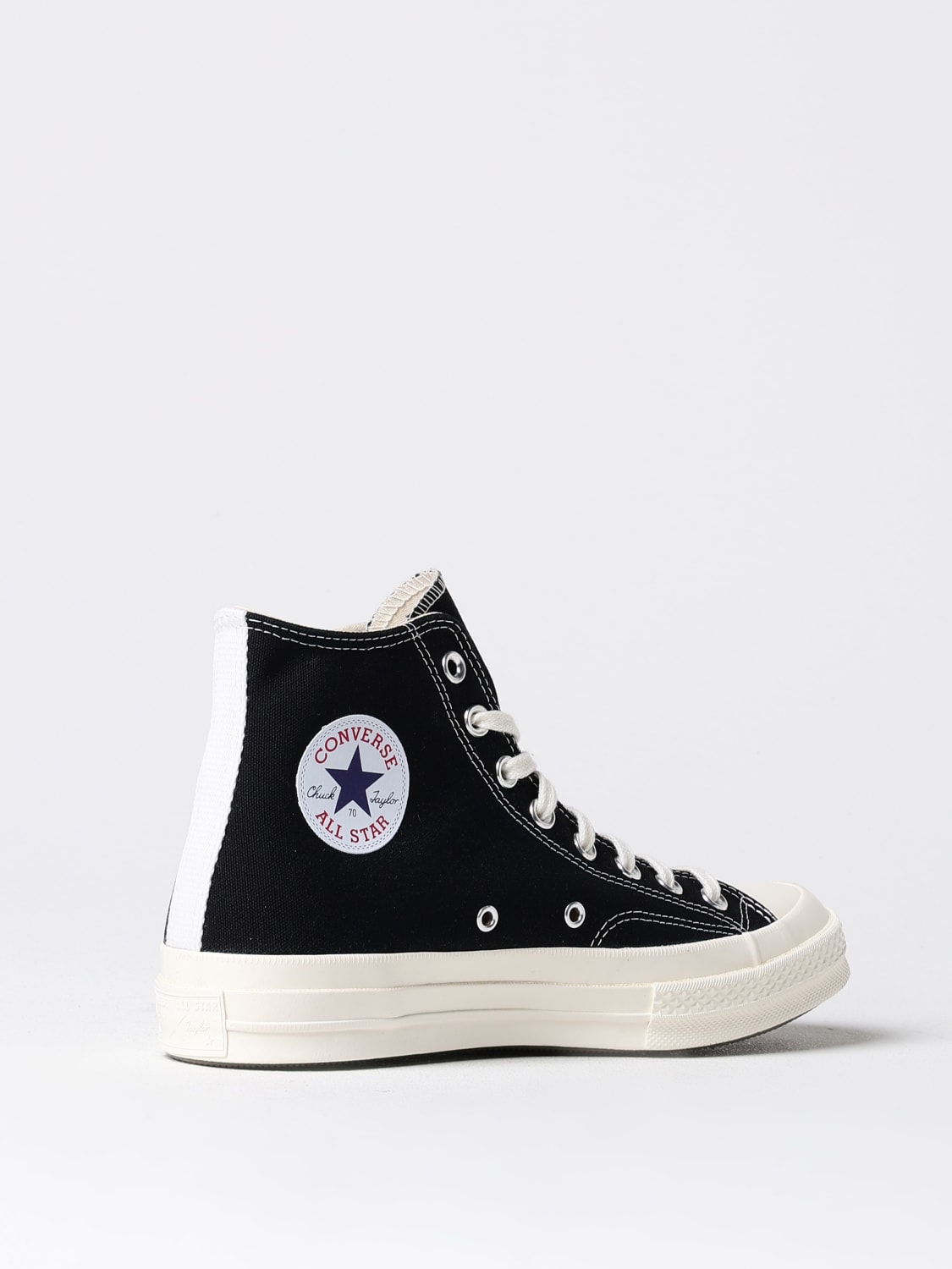 COMME DES GARÇONS PLAY X CONVERSE SNEAKERS: Shoes men Comme Des GarÇons Play X Converse, Black - Img 3