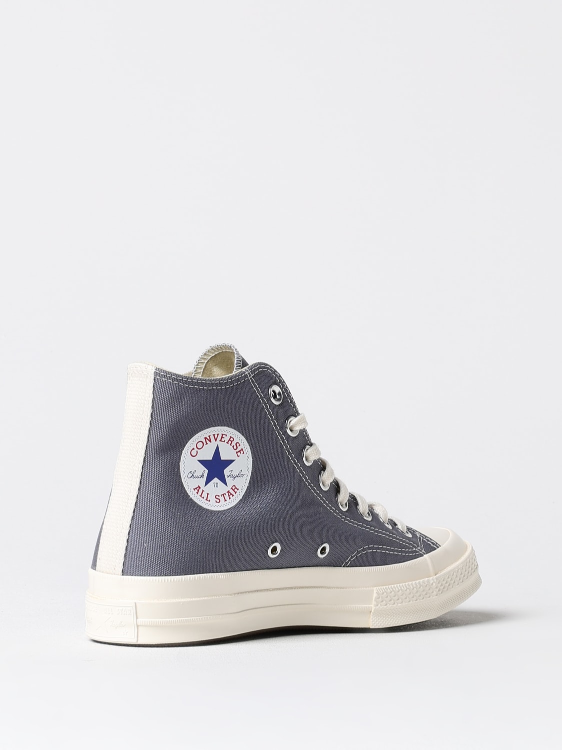 COMME DES GARÇONS PLAY X CONVERSE SNEAKERS: Shoes men Comme Des GarÇons Play X Converse, Grey - Img 3