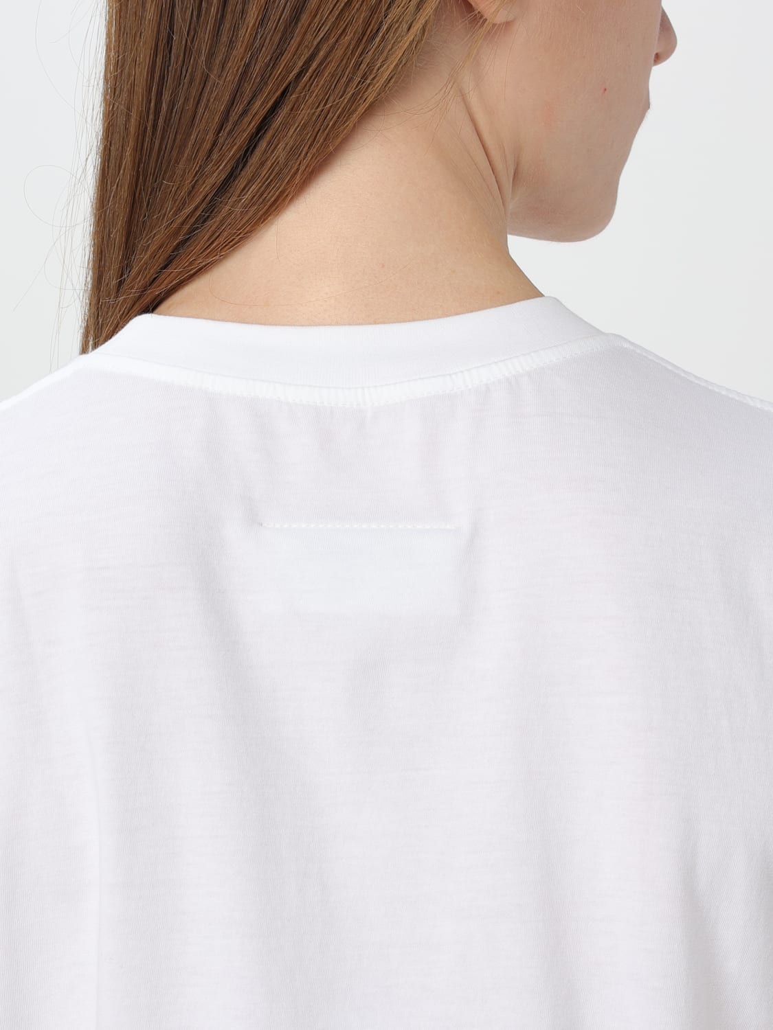 MM6 MAISON MARGIELA T-SHIRT: T-shirt woman Mm6 Maison Margiela, White - Img 5