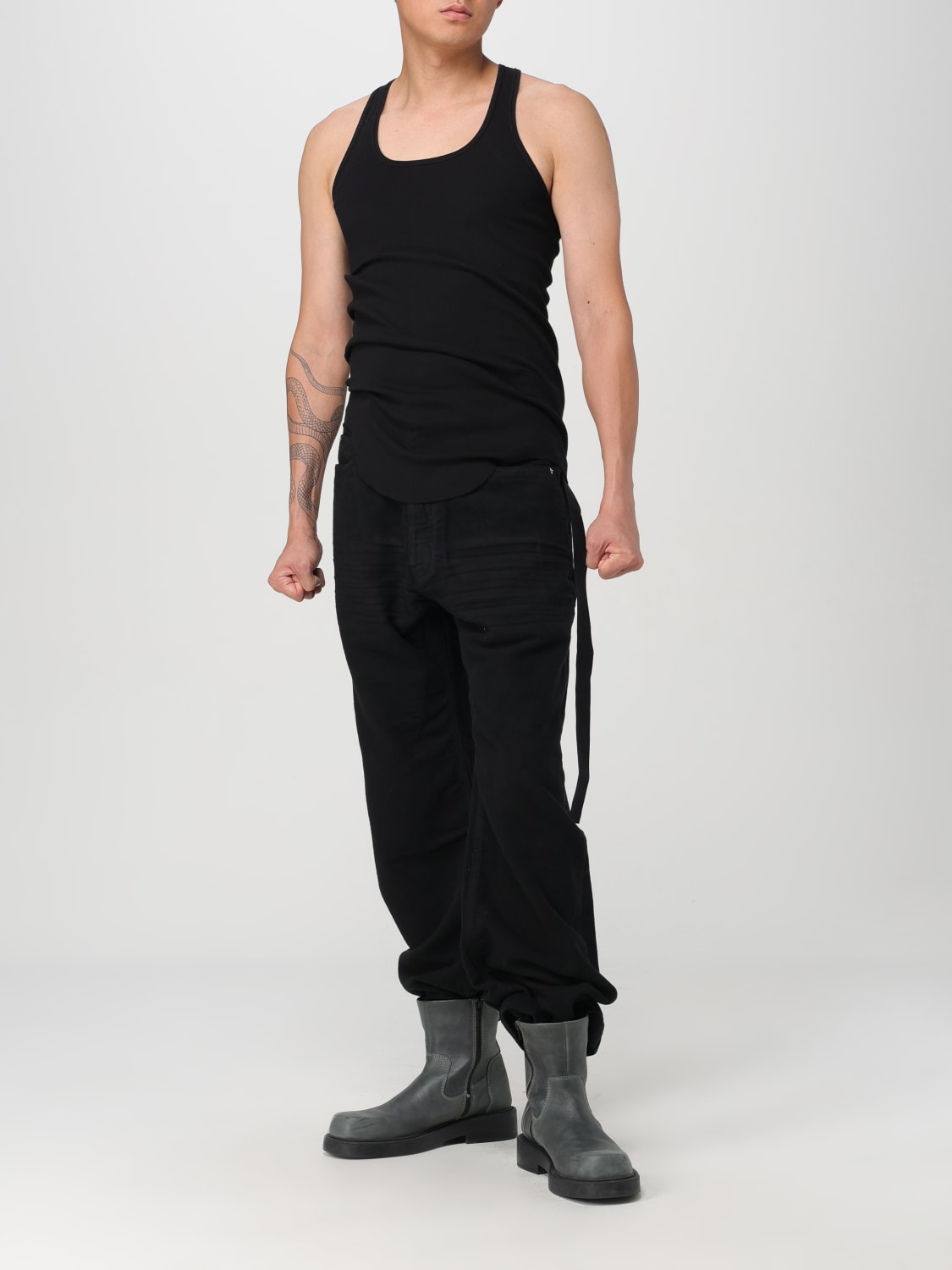 RICK OWENS DRKSHDW 청바지: 청바지 남성 Drkshdw, 블랙 - Img 2