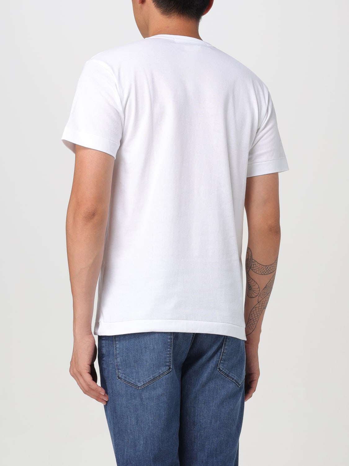 Comme Des Garcons Play Outlet: Polo shirt men - Pink | Comme