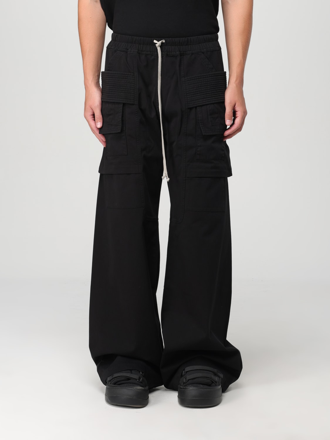 RICK OWENS DRKSHDW: Pants men Drkshdw - Black | Rick Owens Drkshdw pants  DU02D2394TW online at GIGLIO.COM