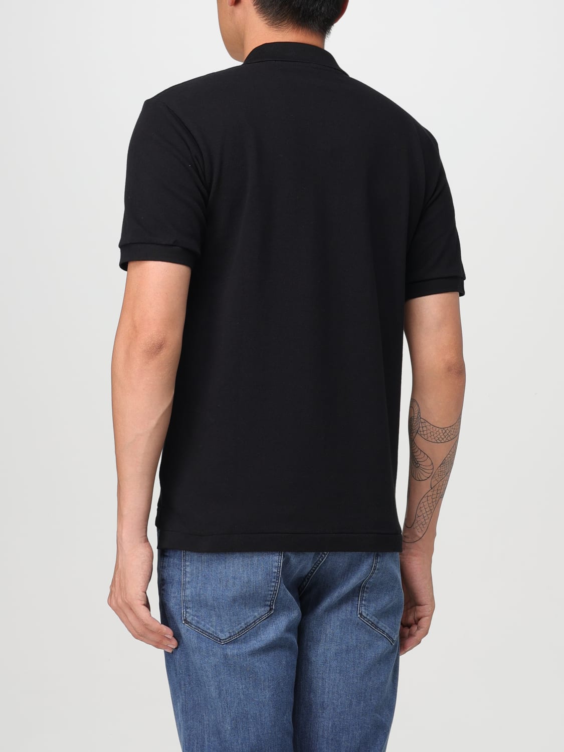 COMME DES GARCONS PLAY POLO SHIRT: Polo shirt men Comme Des Garcons Play, Black - Img 2