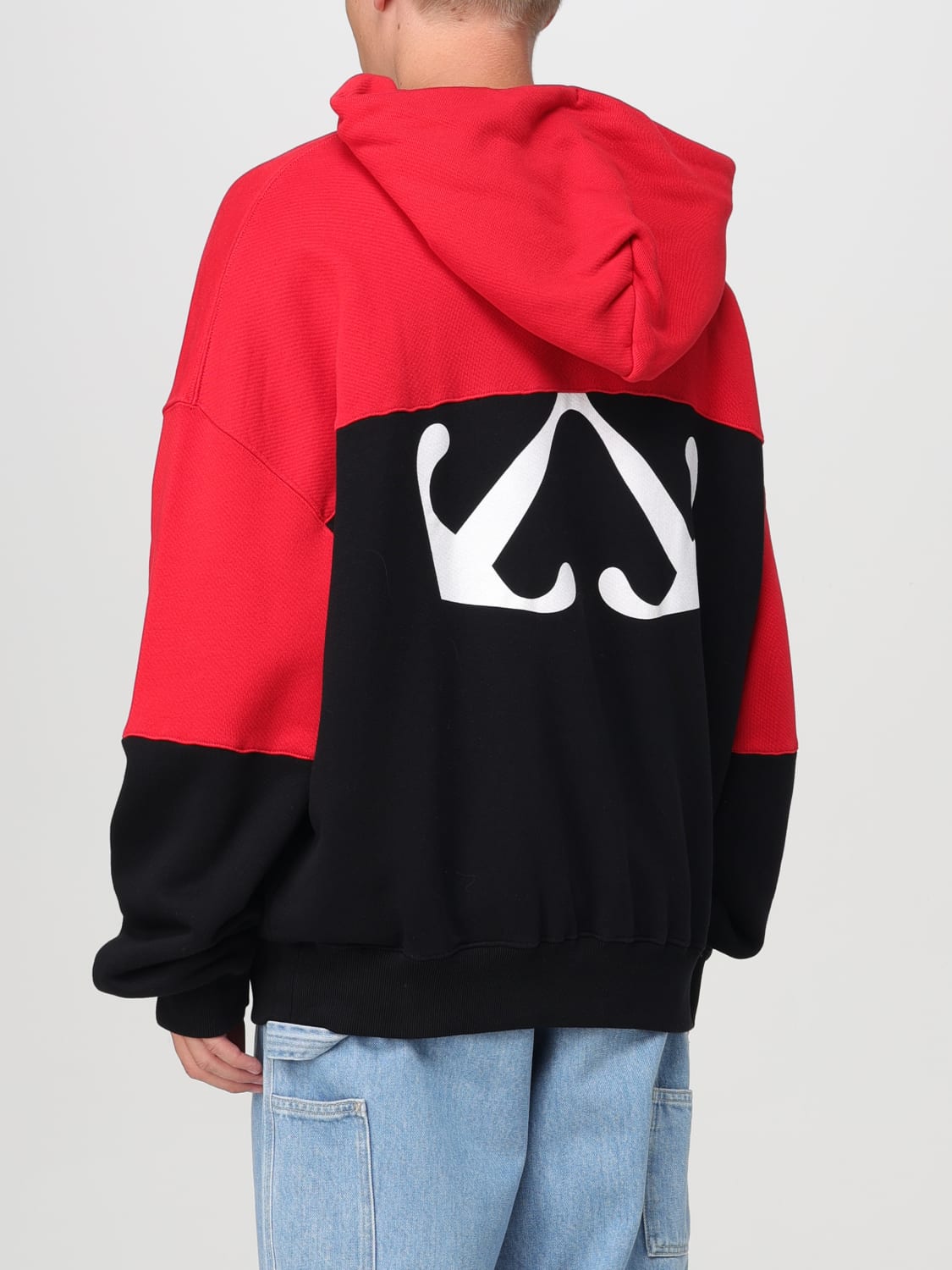 OFF-WHITE SWEATSHIRT: Sweatshirt herren Off-white, Schwarz - Img 3