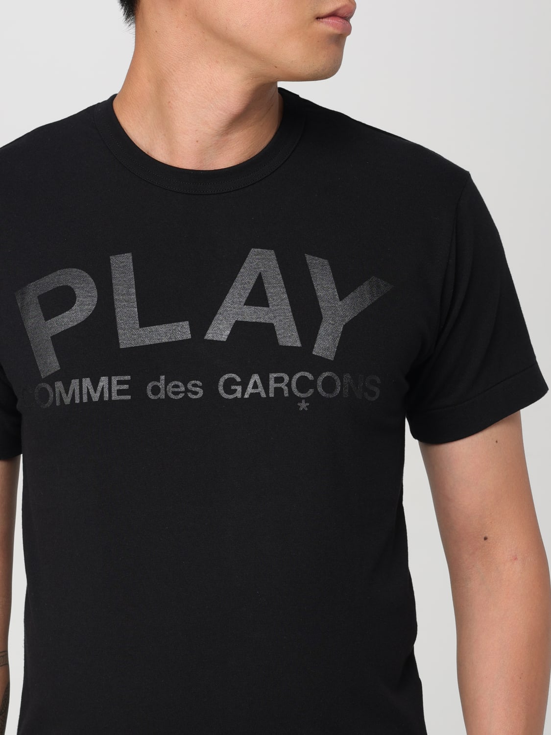 COMME DES GARCONS PLAY T-SHIRT: Polo shirt men Comme Des Garcons Play, Black - Img 3