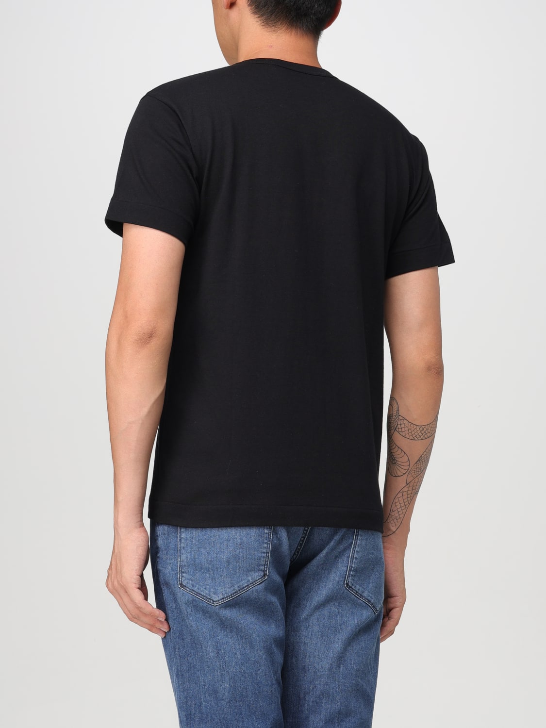 COMME DES GARCONS PLAY T-SHIRT: Polo shirt men Comme Des Garcons Play, Black - Img 2