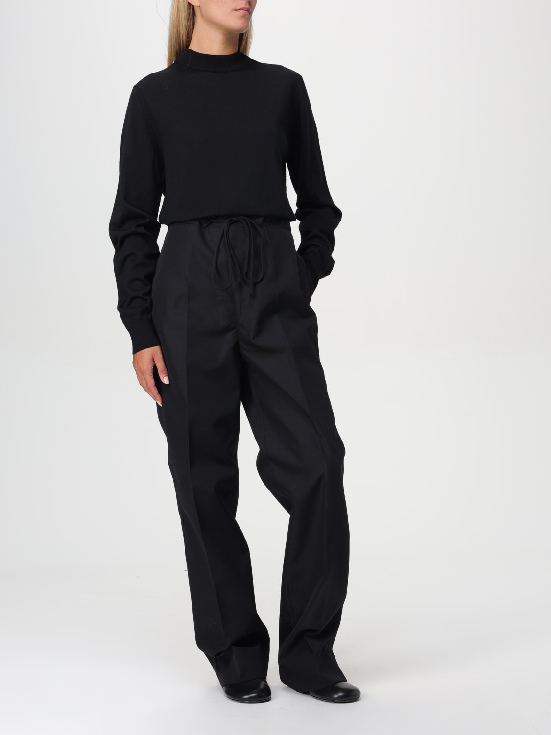 MAISON MARGIELA PANTS: Pants woman Maison Margiela, Black - Img 2