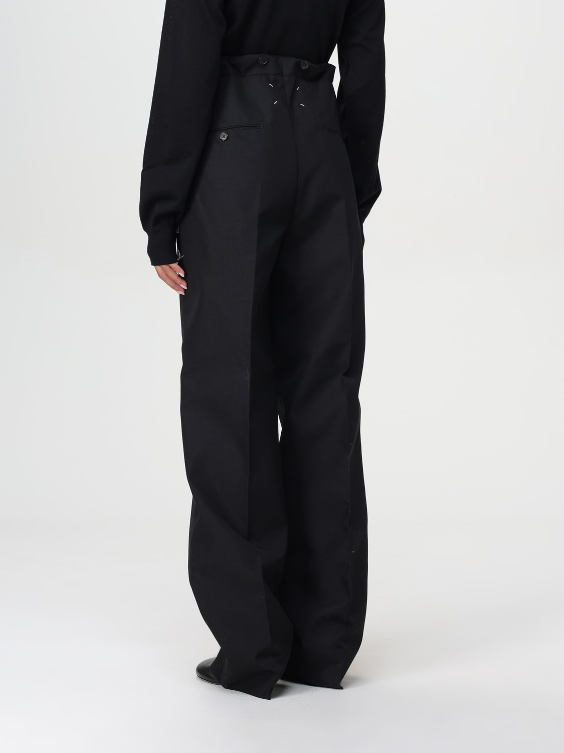 MAISON MARGIELA PANTS: Pants woman Maison Margiela, Black - Img 3