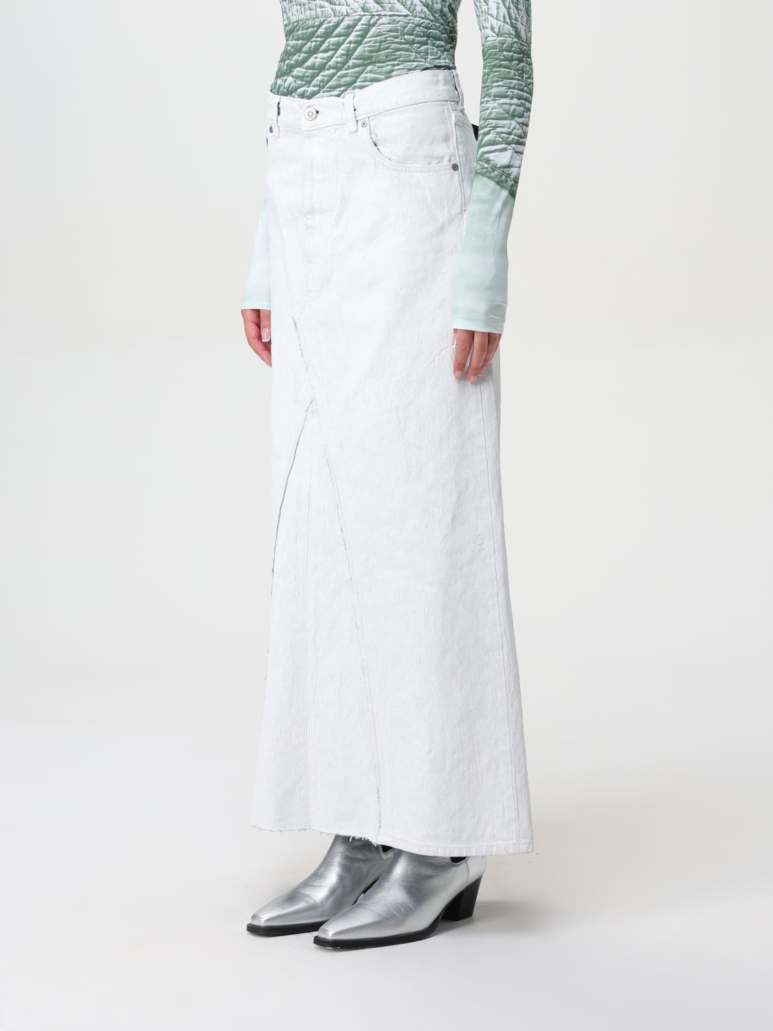 MAISON MARGIELA SKIRT: Skirt woman Maison Margiela, White - Img 3