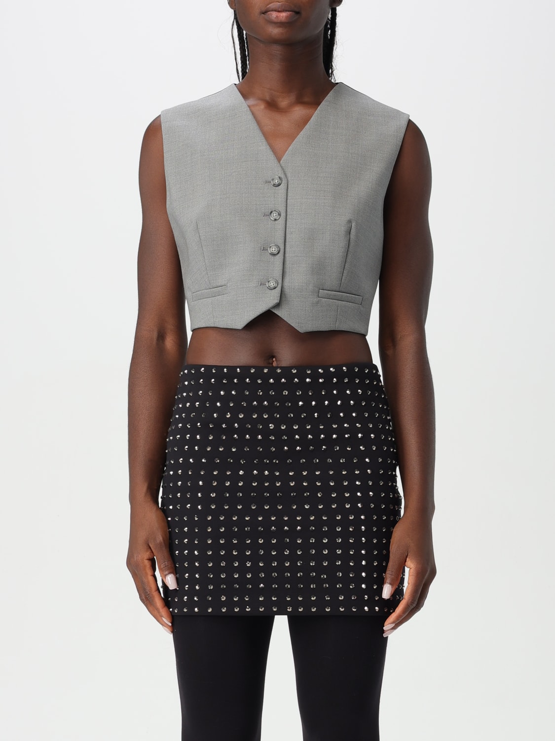 Giglio Gilet crop Sportmax in lana