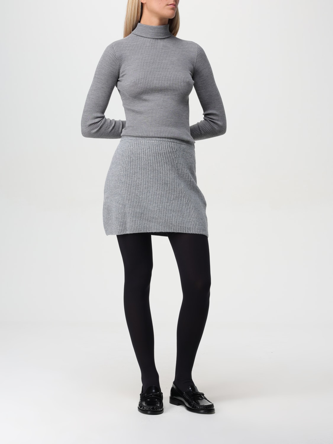 スカート SPORTMAX Woman Skirt Grey 2422306012600 004 Sportmax Outlet: Skirt woman - Grey | Sportmax skirt