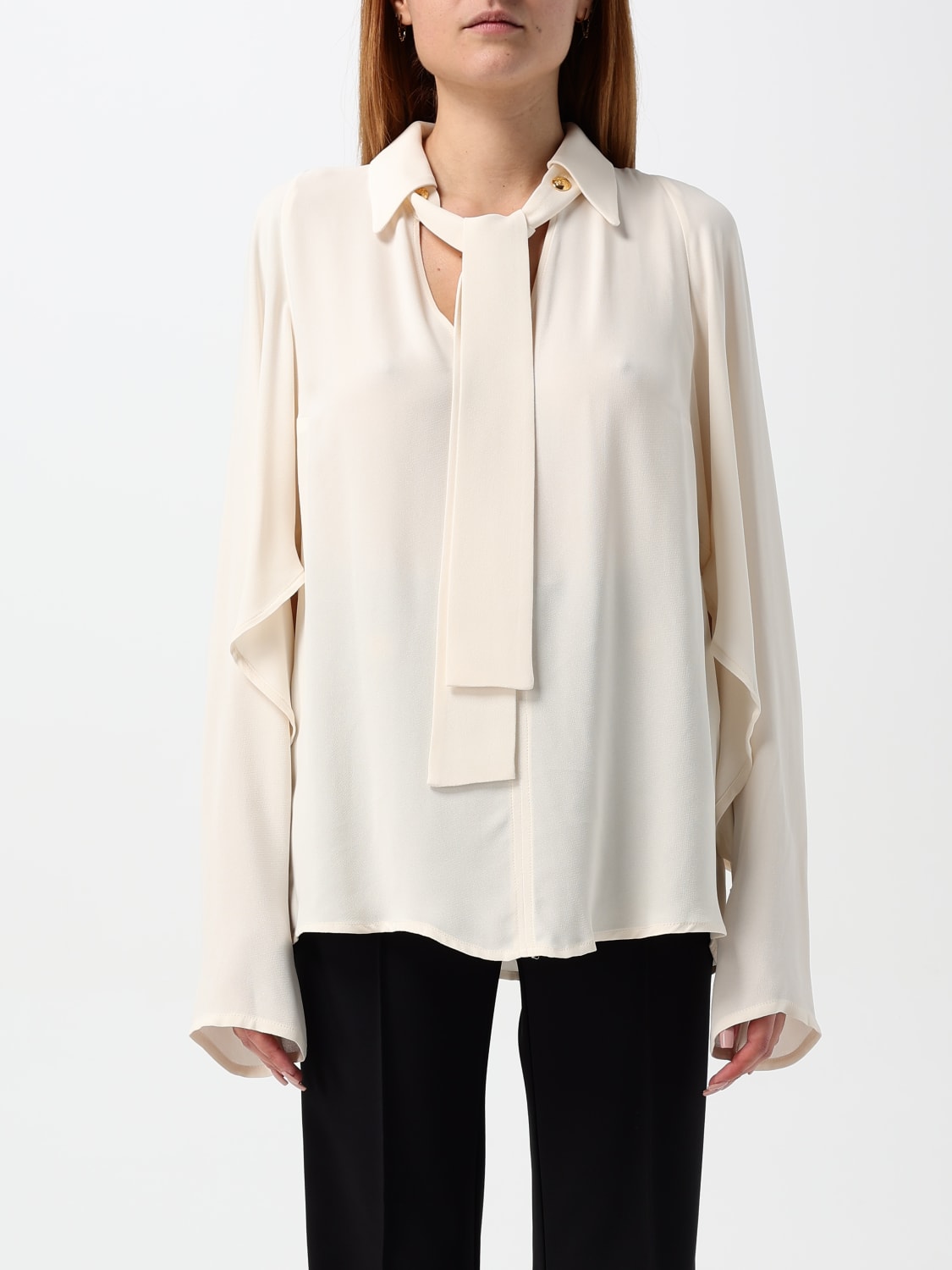 ELISABETTA FRANCHI TOP: Shirt woman Elisabetta Franchi, Butter - Img 1