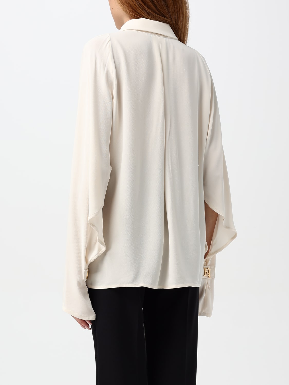 ELISABETTA FRANCHI TOP: Shirt woman Elisabetta Franchi, Butter - Img 2