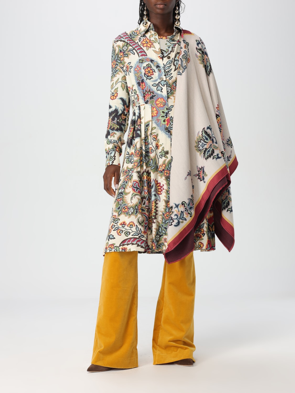 ETRO DRESS: Dress woman Etro, Beige - Img 2