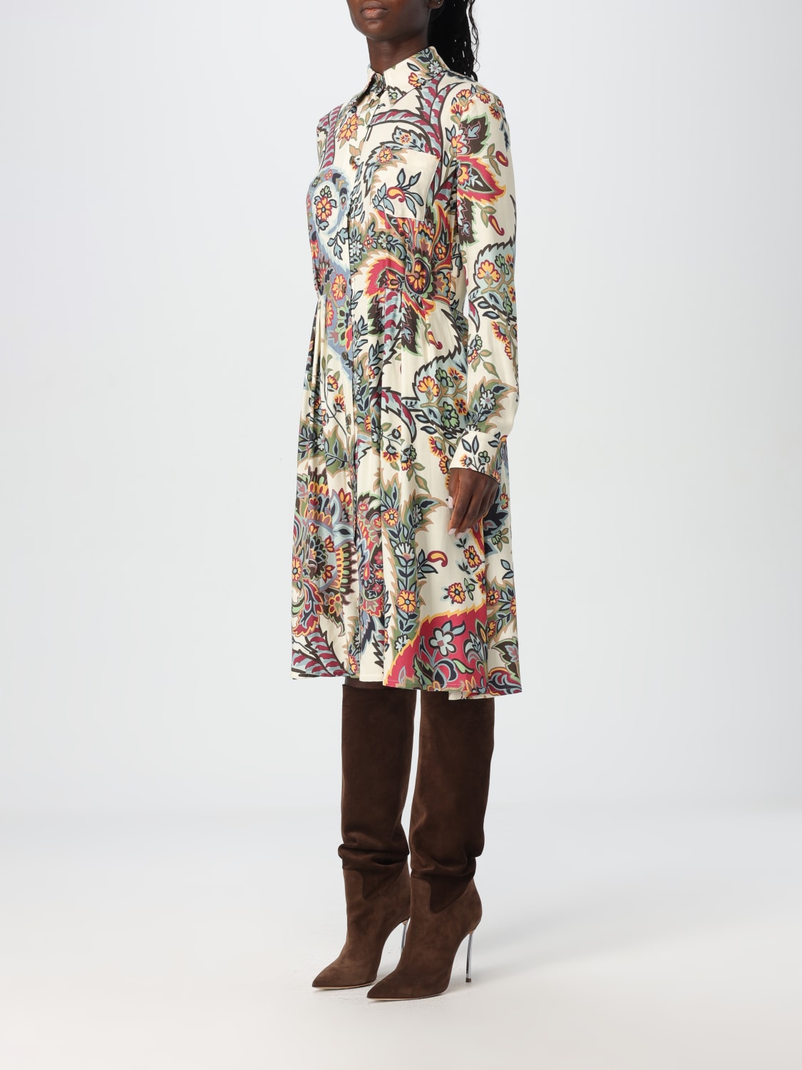 ETRO DRESS: Dress woman Etro, Beige - Img 4