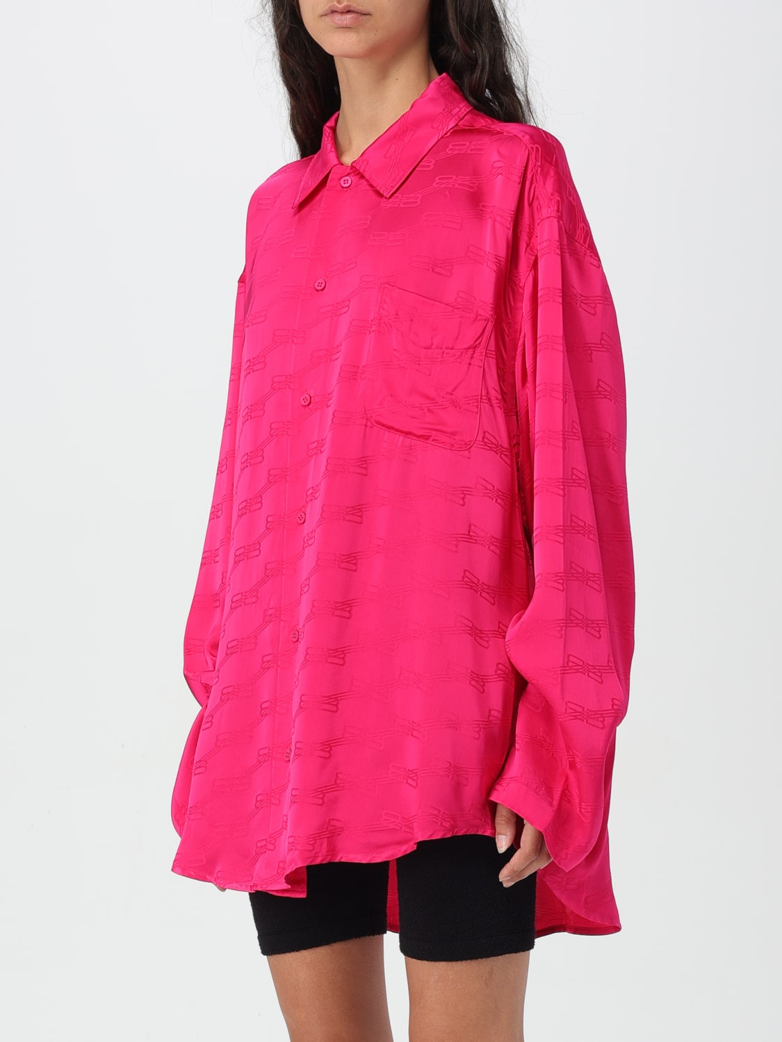 BALENCIAGA SHIRT: Shirt woman Balenciaga, Pink - Img 4