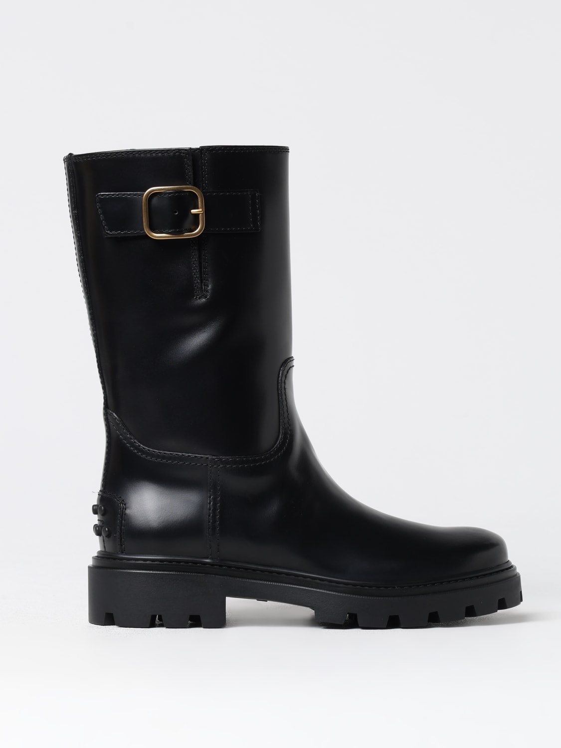 TOD'S BOTTINES PLATES: Bottes femme Tod's, Noir - Img 1