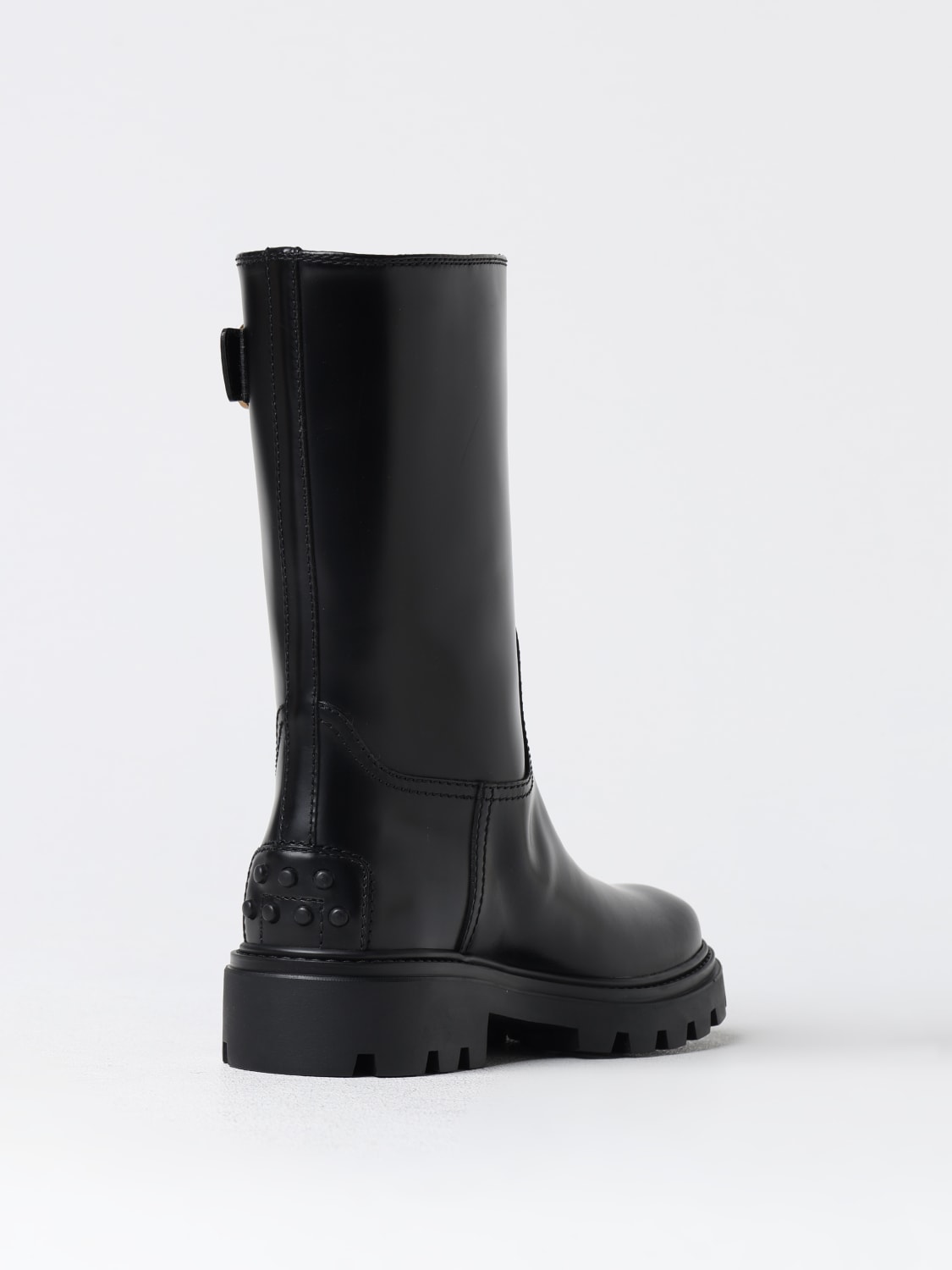 TOD'S BOTTINES PLATES: Bottes femme Tod's, Noir - Img 3