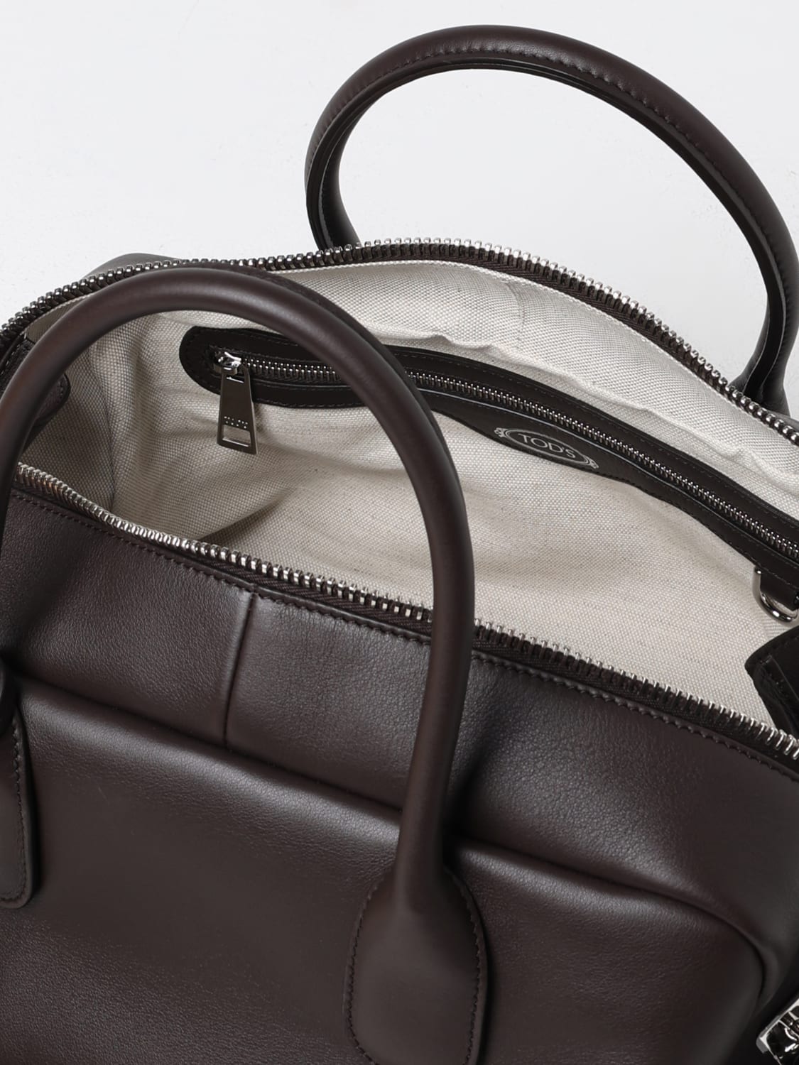 TOD'S BORSA A MANO: Borsa Darsena Tod's in pelle , Marrone - Img 5