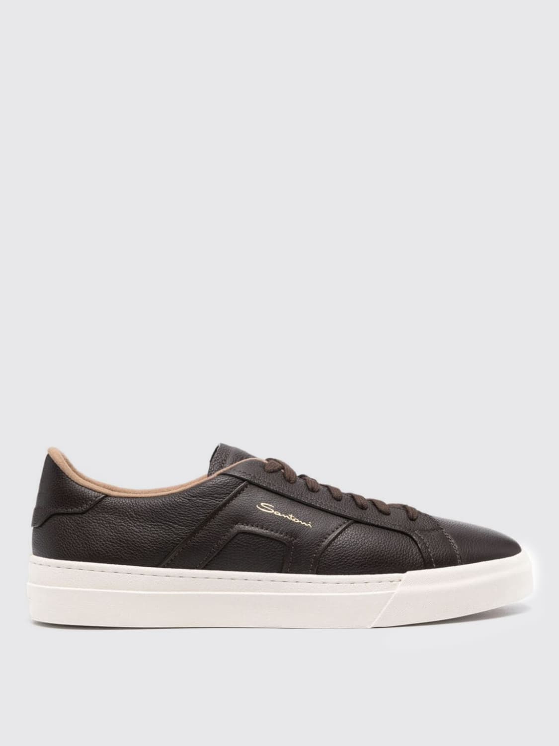 Giglio Sneakers Santoni in pelle a grana