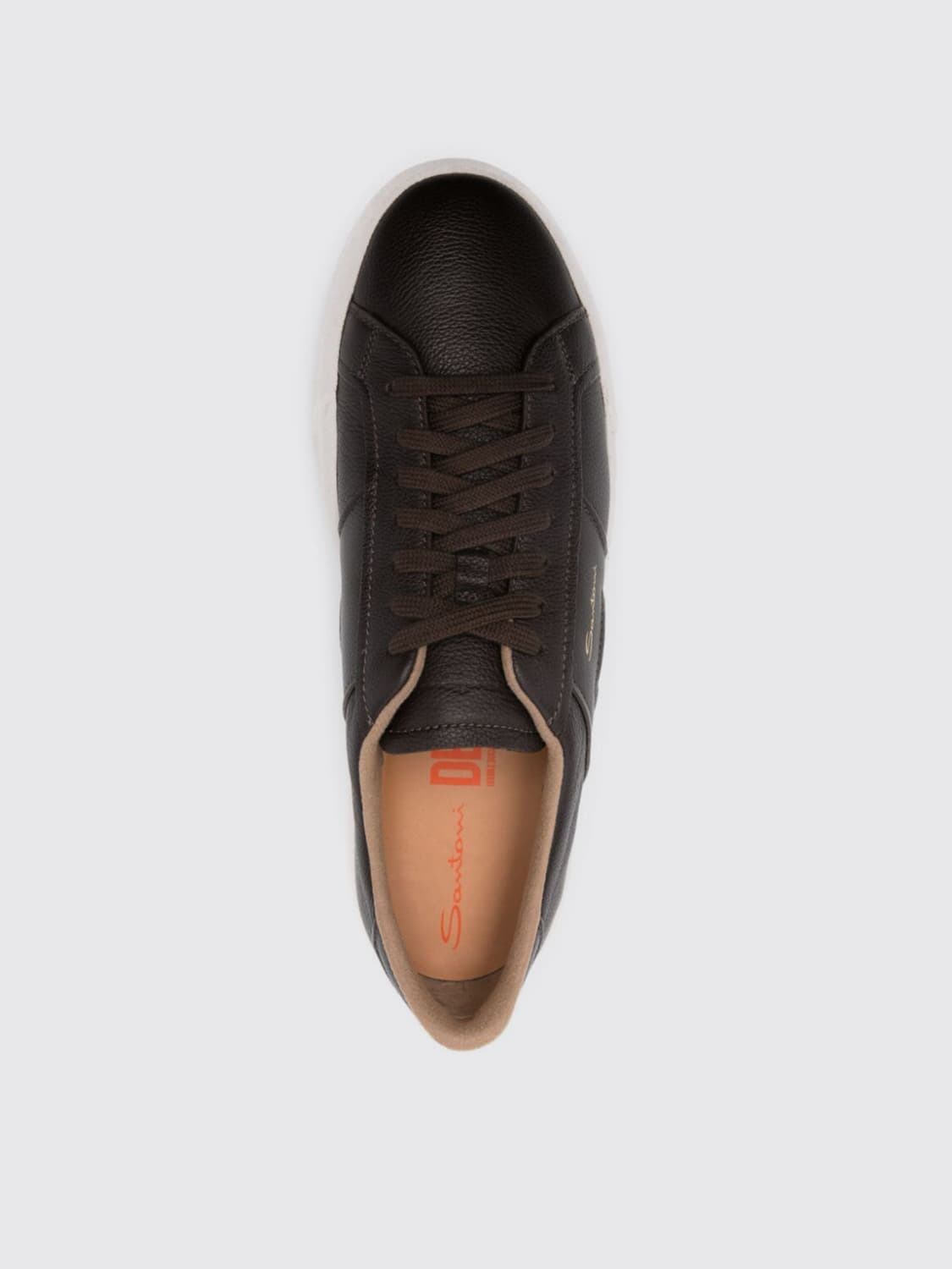 SANTONI SNEAKERS: Shoes men Santoni, Brown - Img 4