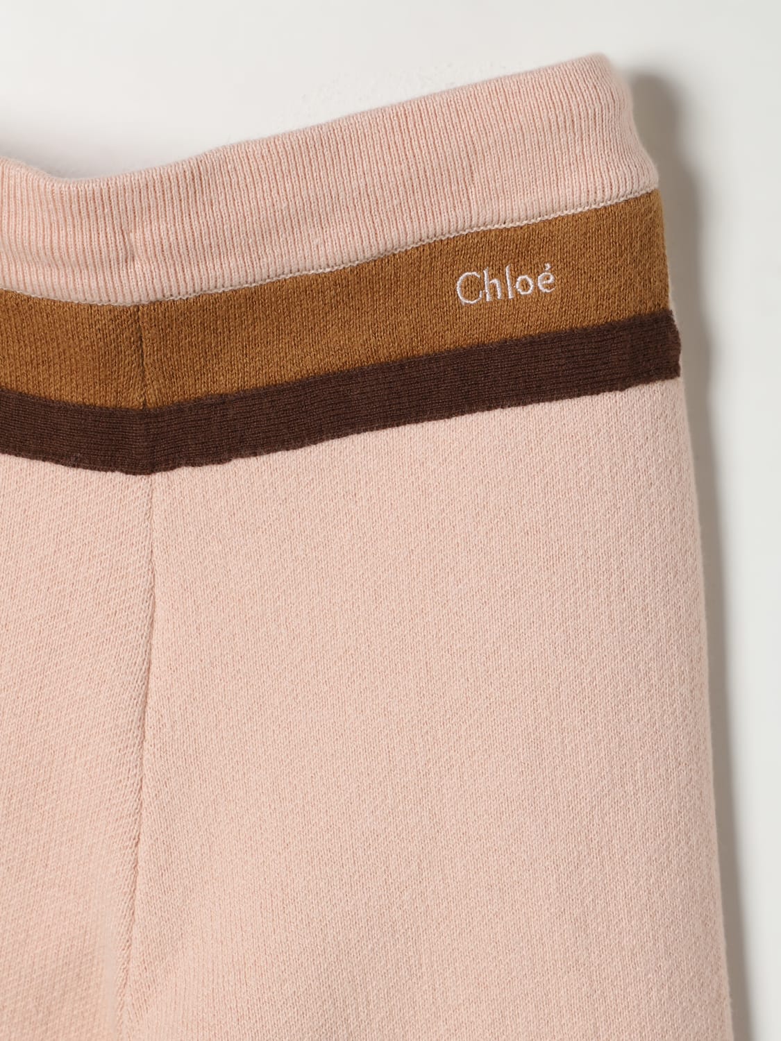 CHLOÉ 팬츠: 팬츠 남아 ChloÉ, 핑크 - Img 3