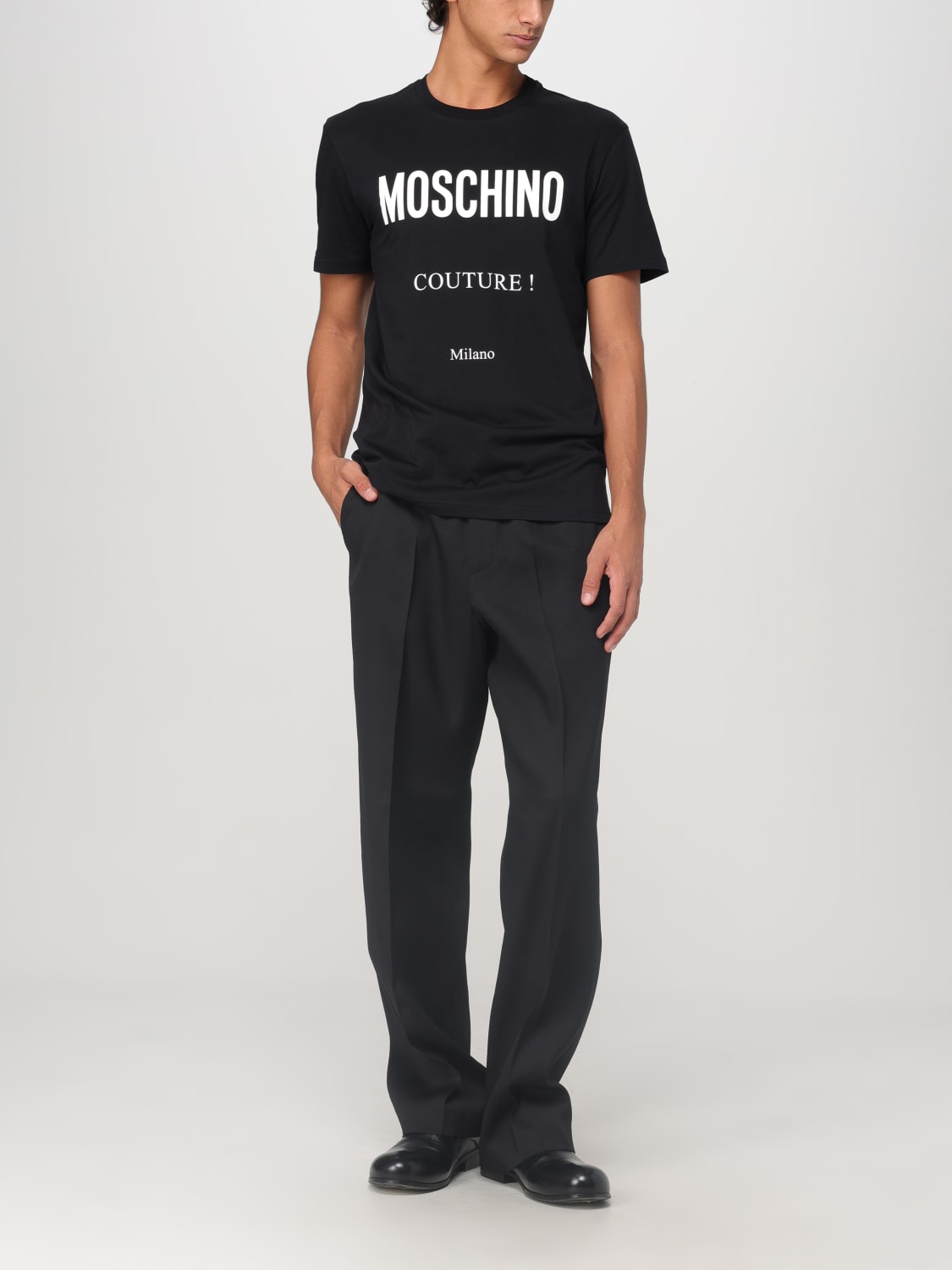 MOSCHINO COUTURE T-SHIRT: T-shirt men Moschino Couture, Black - Img 2