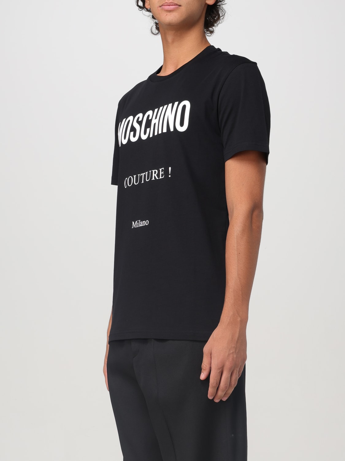 MOSCHINO COUTURE T-SHIRT: T-shirt men Moschino Couture, Black - Img 4