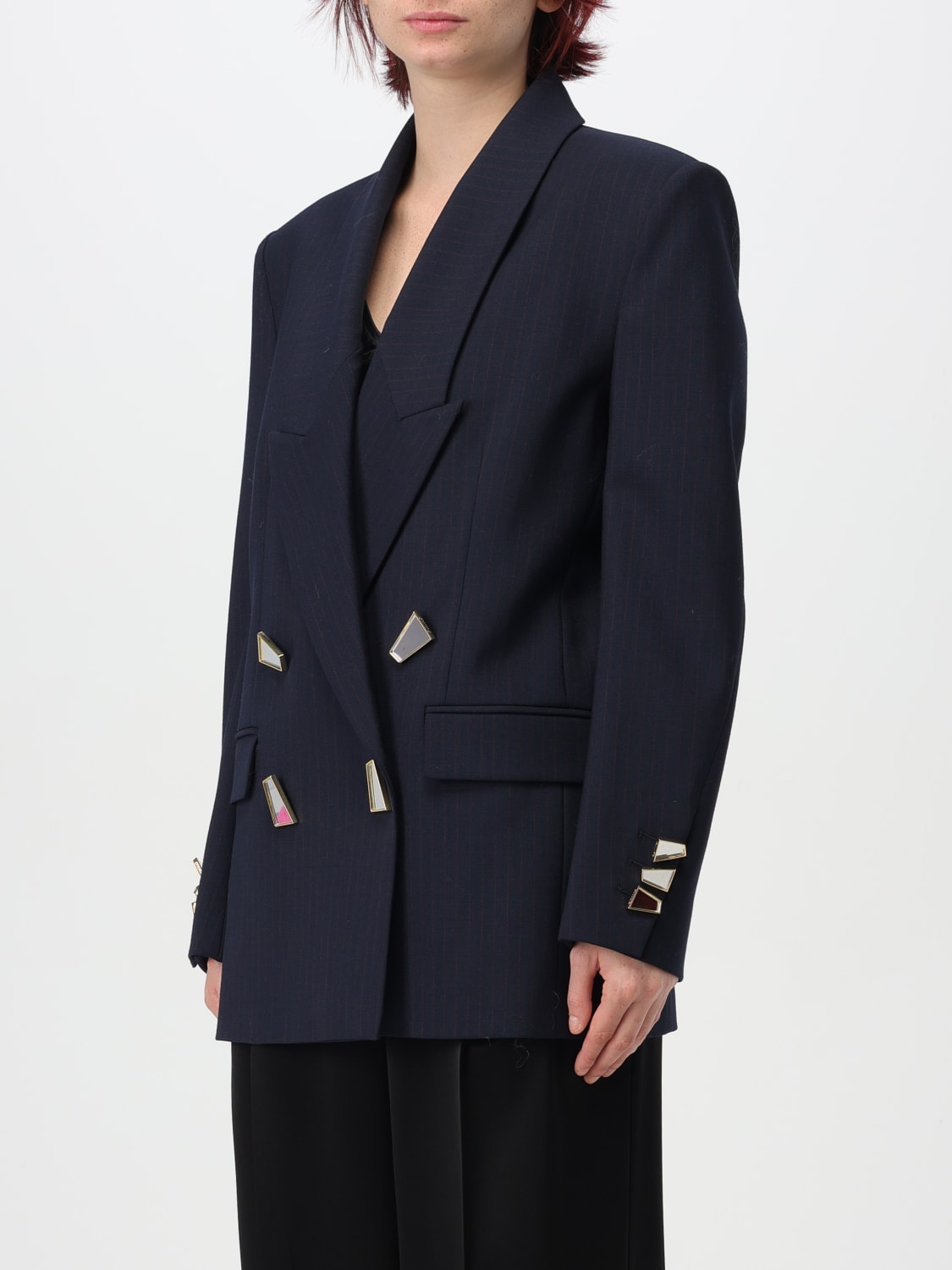 PINKO BLAZER: Blazer femme Pinko, Bleu - Img 3