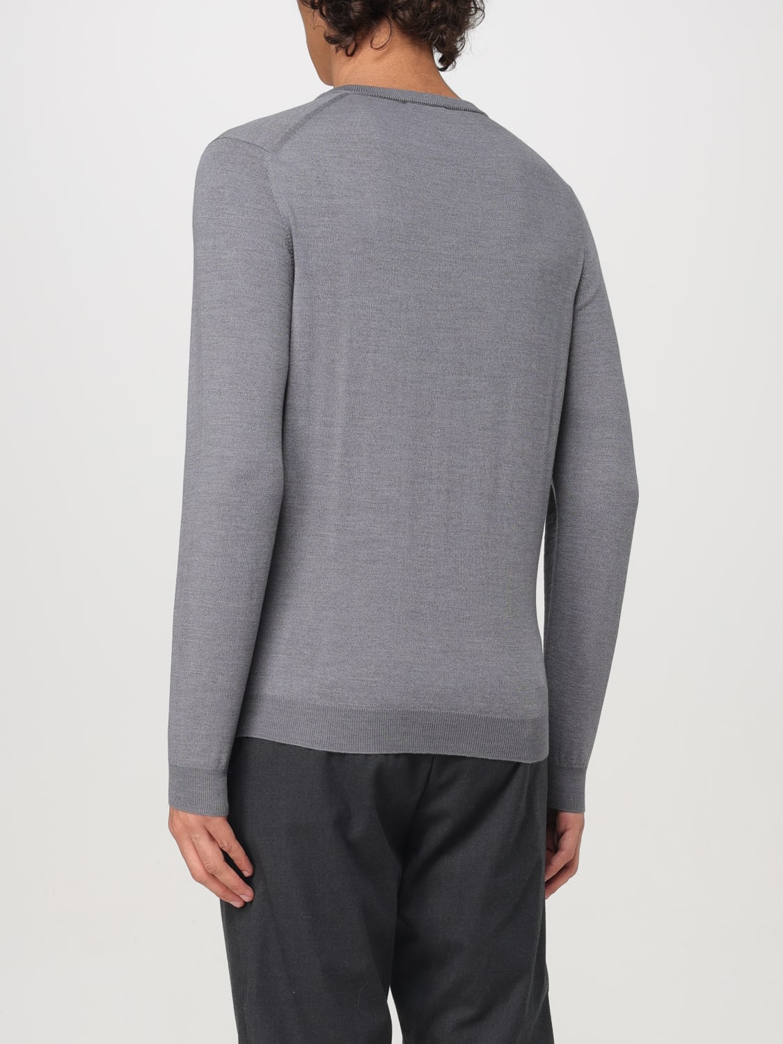 ZANONE 毛衣: 毛衣 男士 Zanone, 黑色 - Img 2