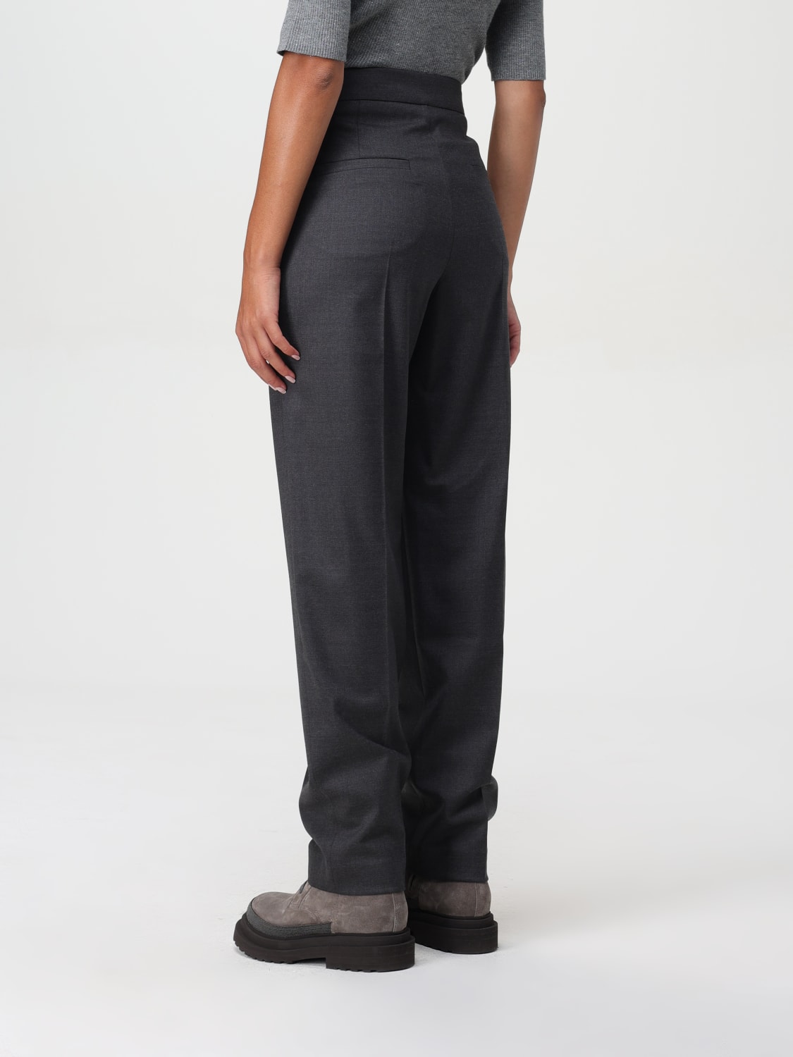 BRUNELLO CUCINELLI PANTS: Pants woman Brunello Cucinelli, Grey - Img 2