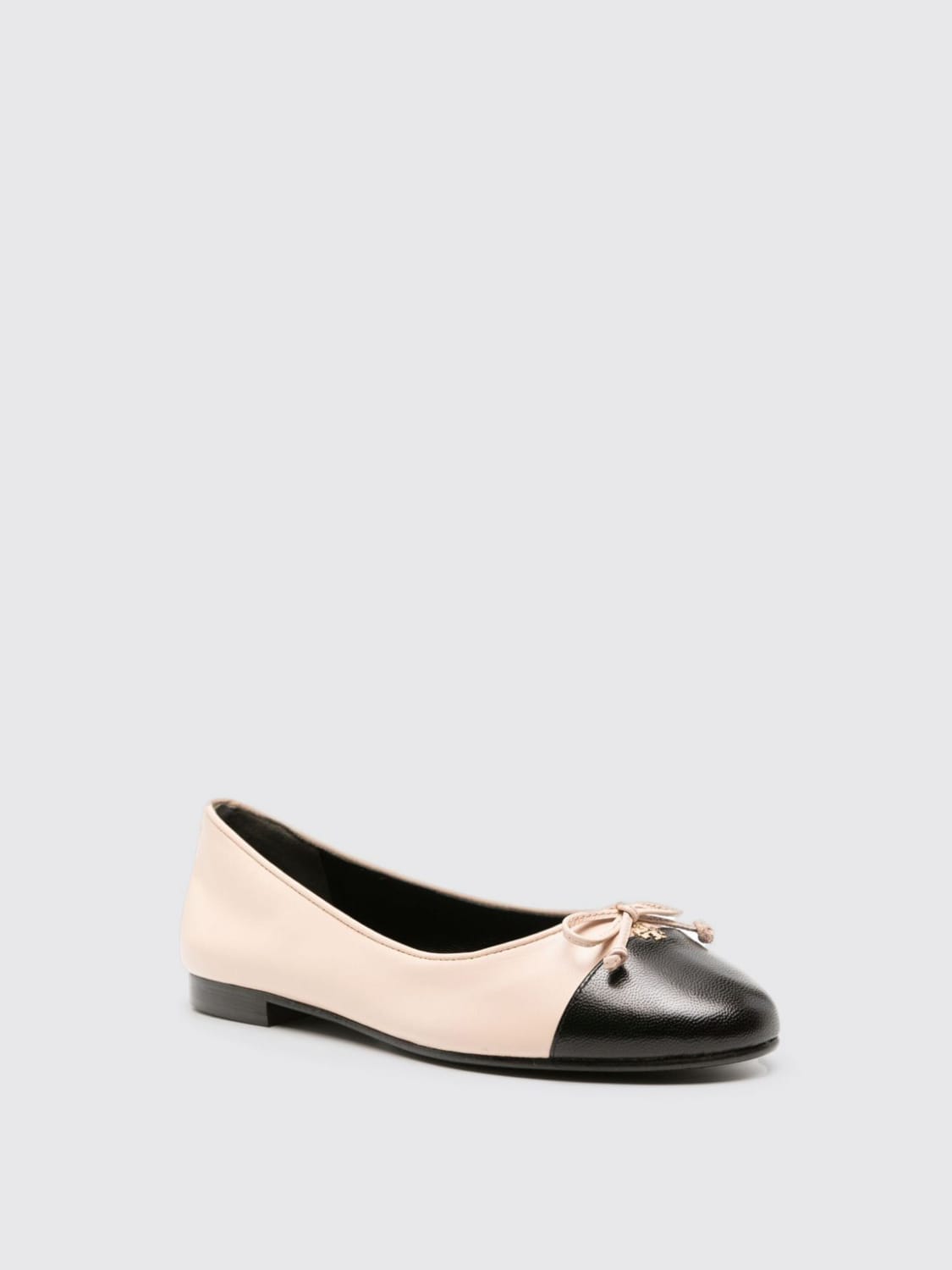 バレエシューズ TORY BURCH ballet flats with contrasting toe 154512 Tory Burch Outlet: Ballet flats woman - Pink | Tory Burch