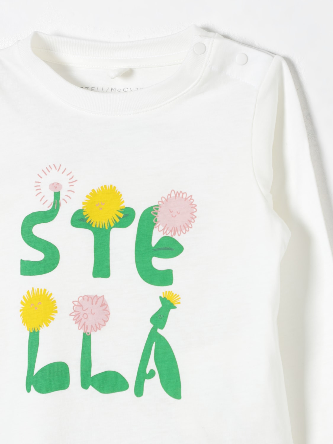 STELLA MCCARTNEY KIDS 티셔츠: 상의 남아 Stella McCartney Kids, 화이트 - Img 3