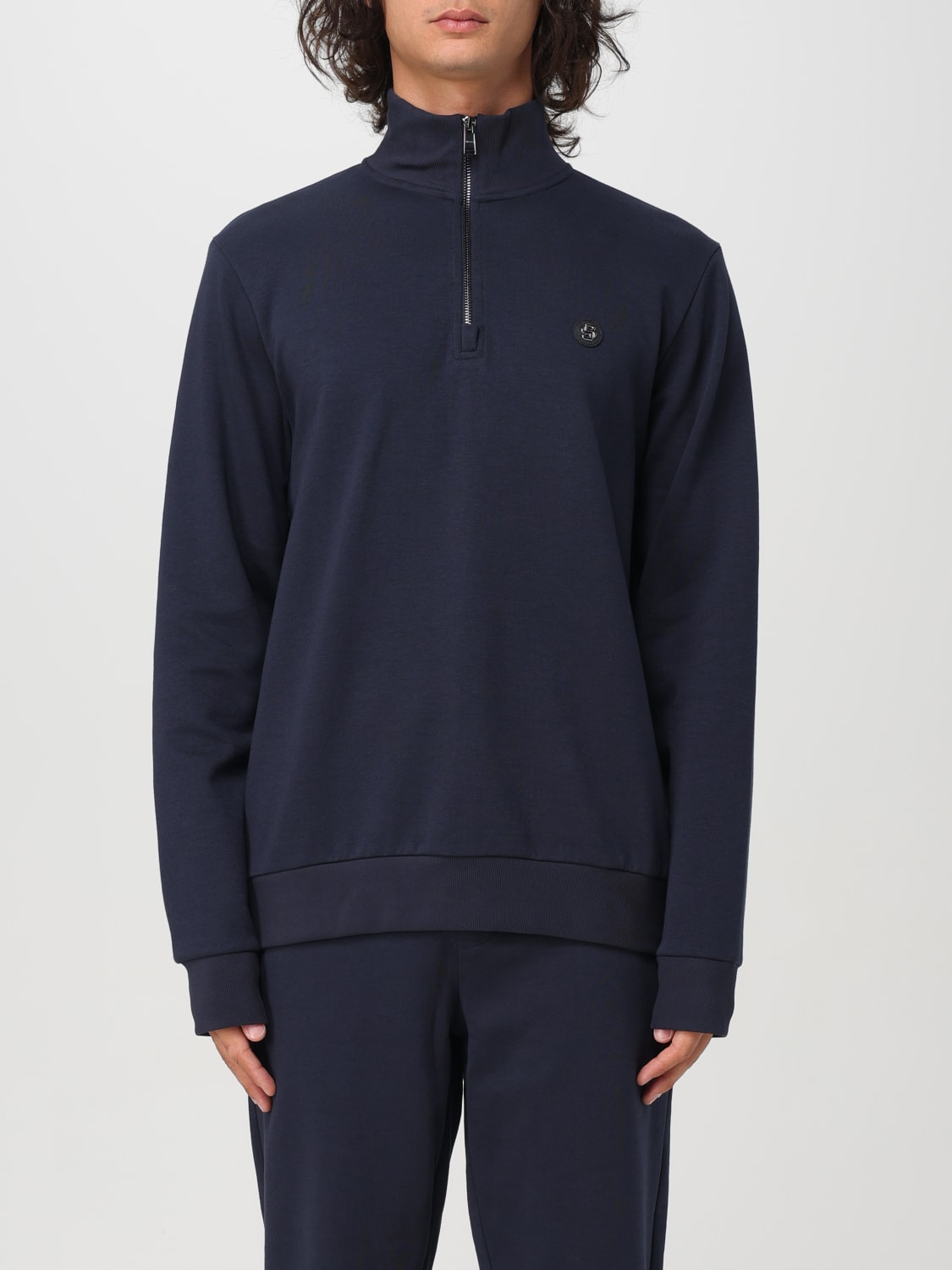 BOSS SWEATSHIRT: Sweatshirt men Boss, Blue - Img 1