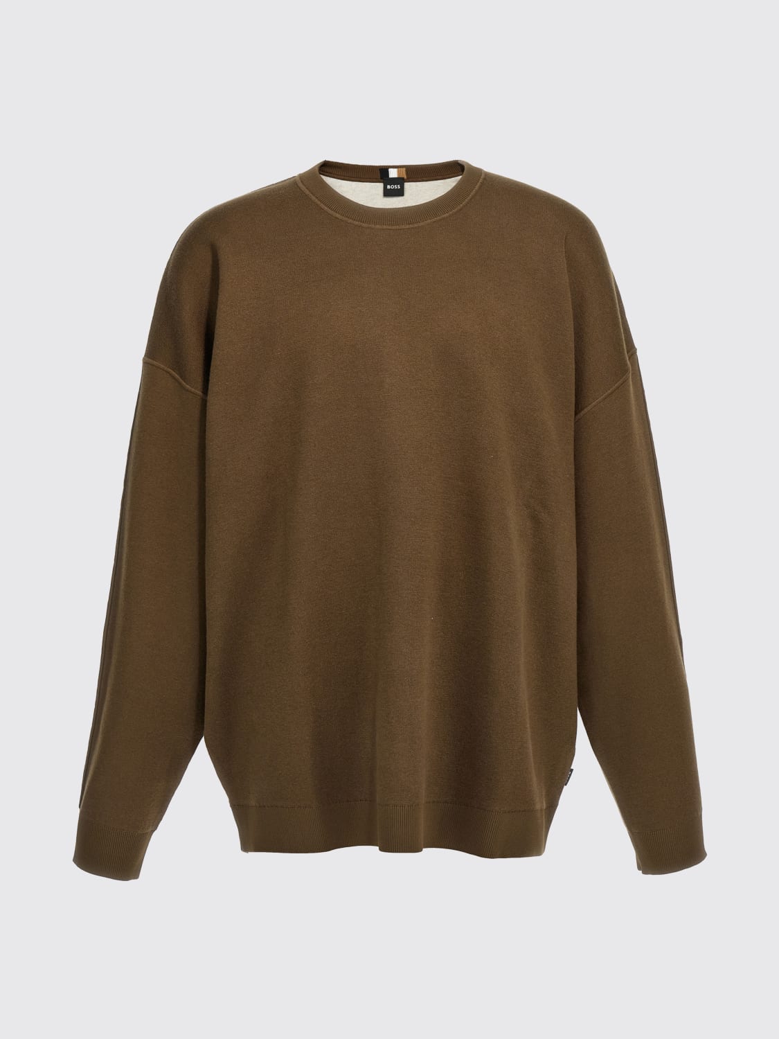 BOSS 毛衣: 卫衣 男士 Boss, 绿色 - Img 1