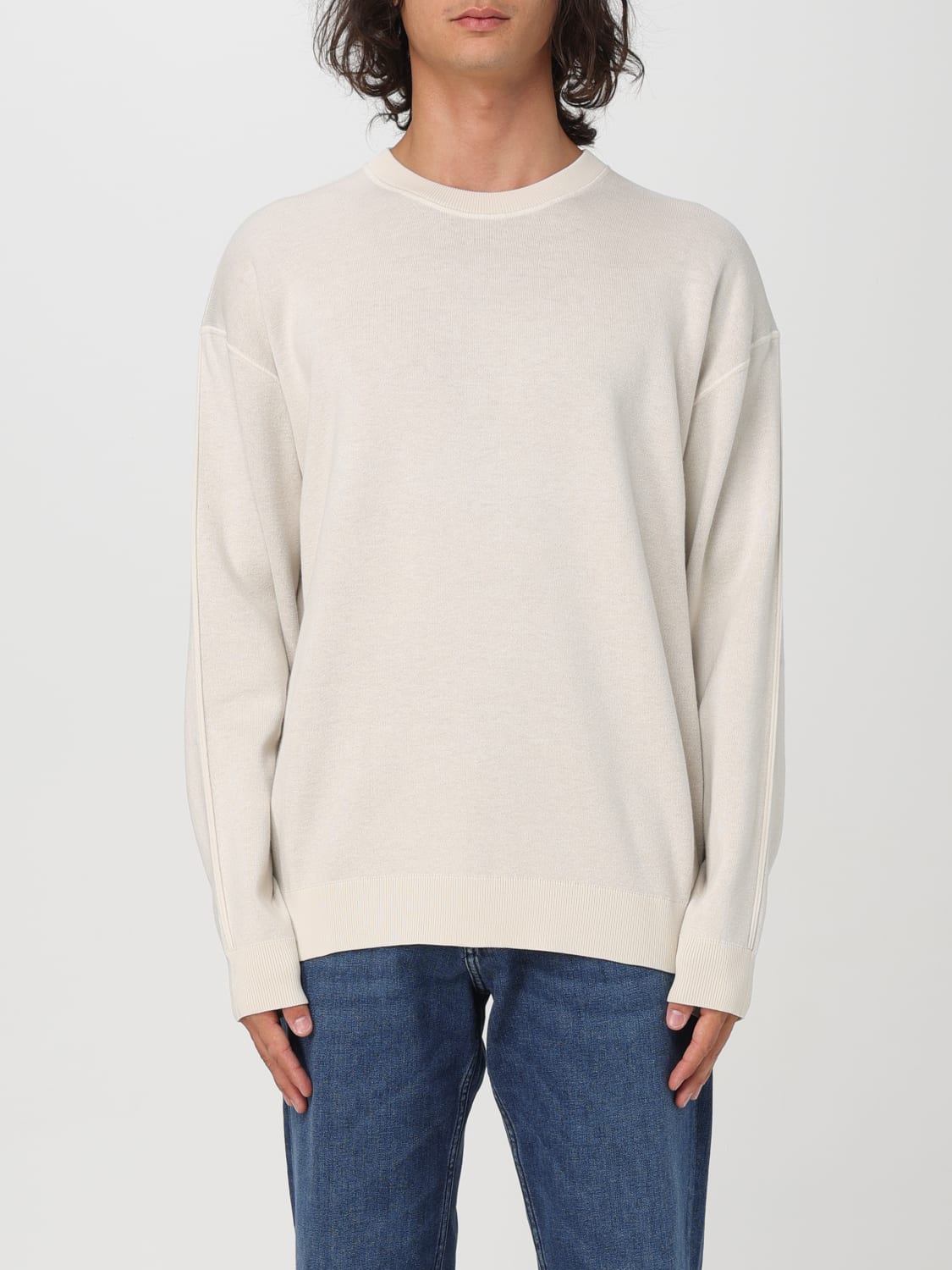 BOSS SWEATER: Sweatshirt men Boss, Yellow Cream - Img 1