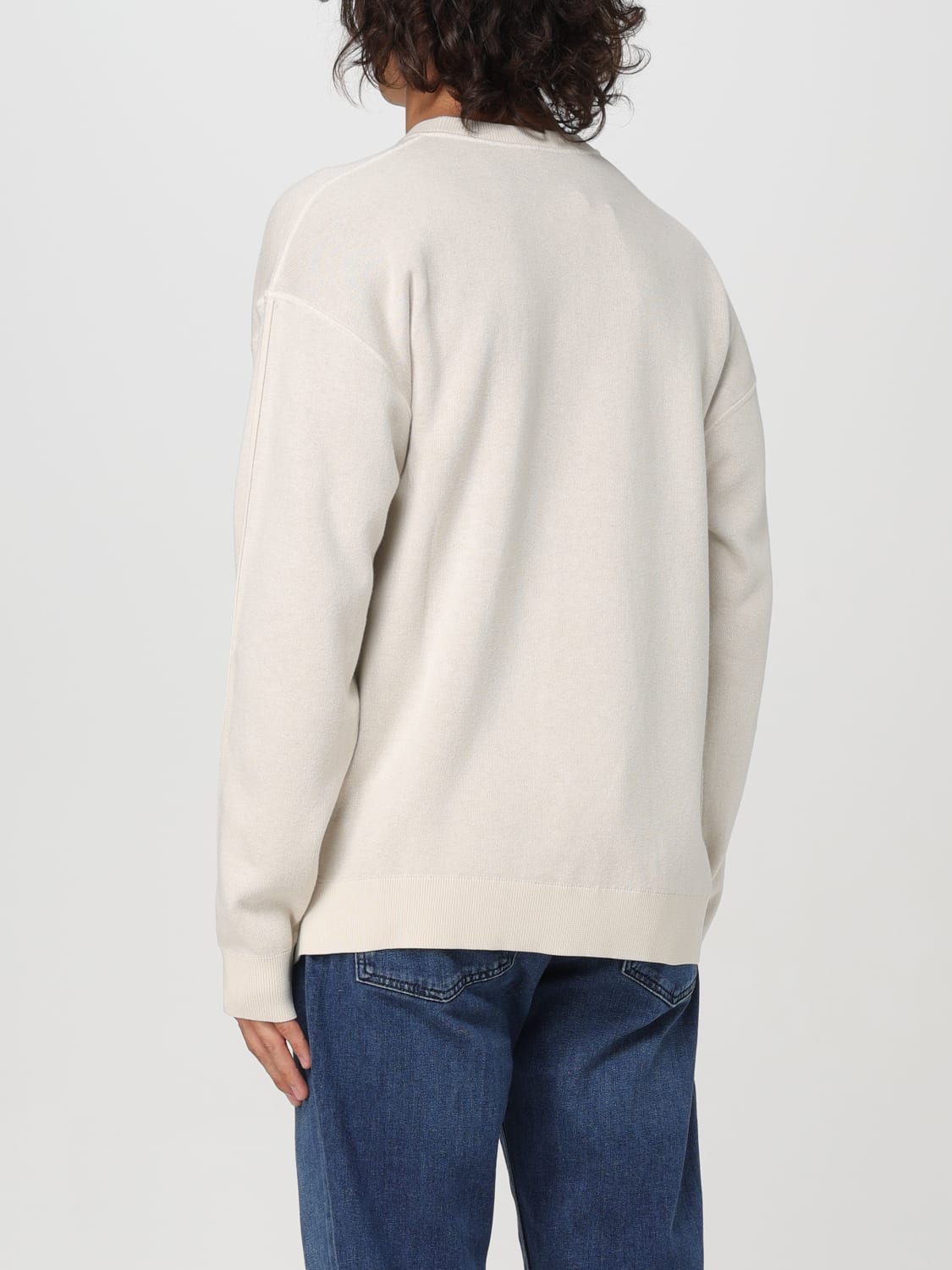 BOSS SWEATER: Sweatshirt men Boss, Yellow Cream - Img 2