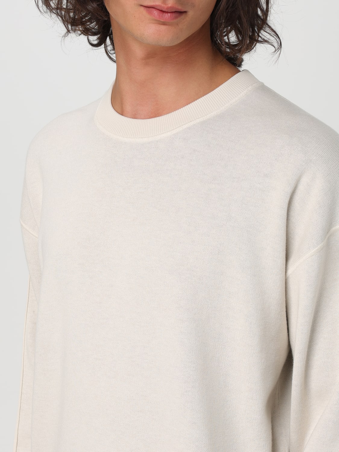 BOSS SWEATER: Sweatshirt men Boss, Yellow Cream - Img 3