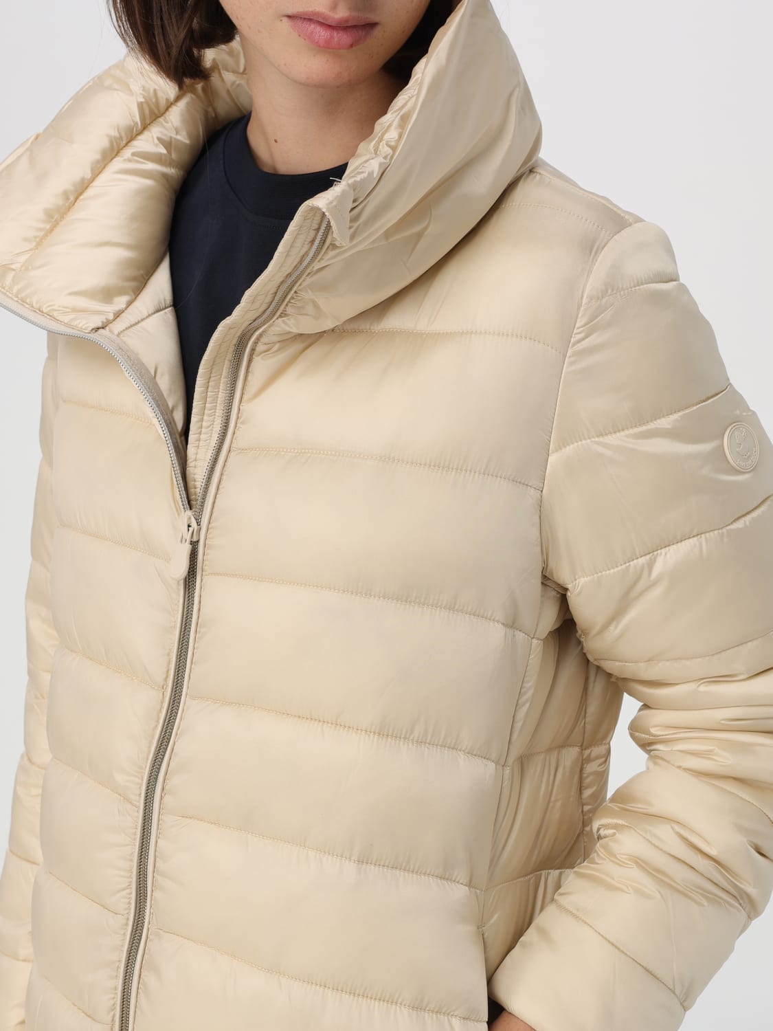 ジャケット SAVE THE DUCK Woman Jacket Beige D43620WIRIS19 40034 SAVE THE DUCK: Coat woman - Beige | Save The Duck jacket