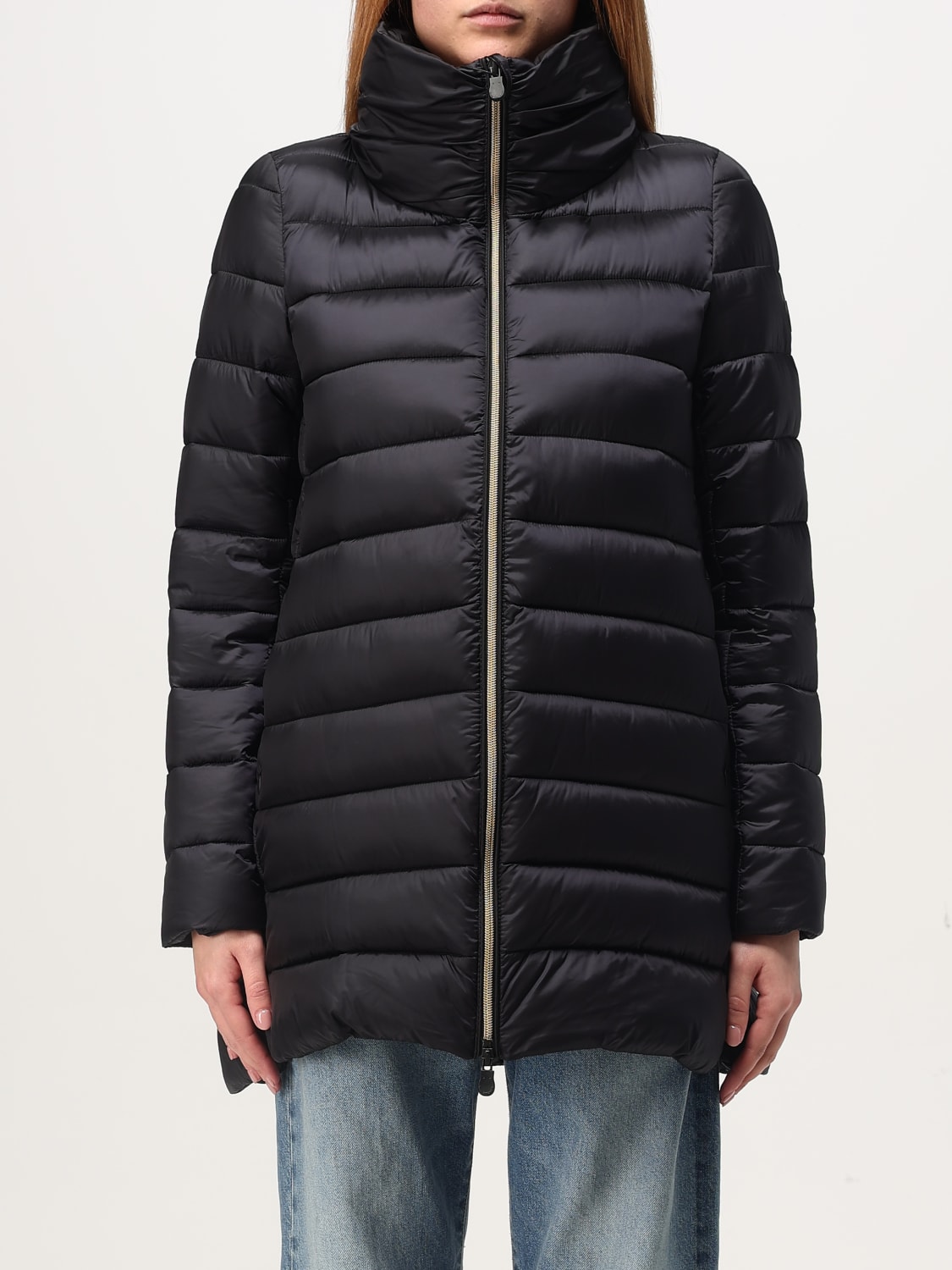 SAVE THE DUCK JACKE: Mantel damen Save The Duck, Schwarz 1 - Img 1