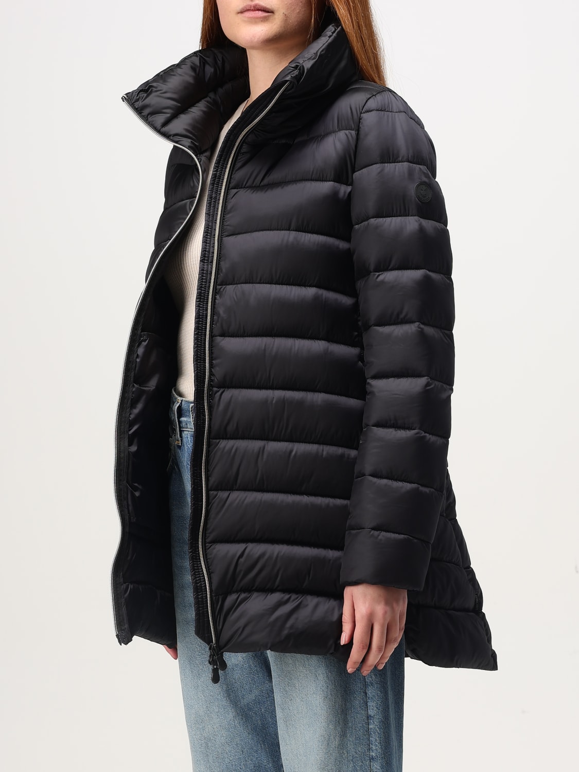 SAVE THE DUCK JACKE: Mantel damen Save The Duck, Schwarz 1 - Img 3