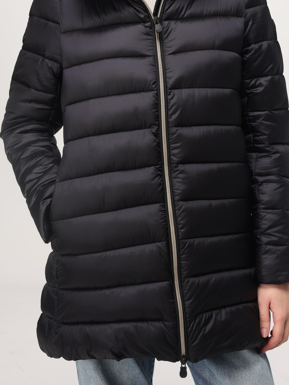 SAVE THE DUCK JACKE: Mantel damen Save The Duck, Schwarz 1 - Img 4