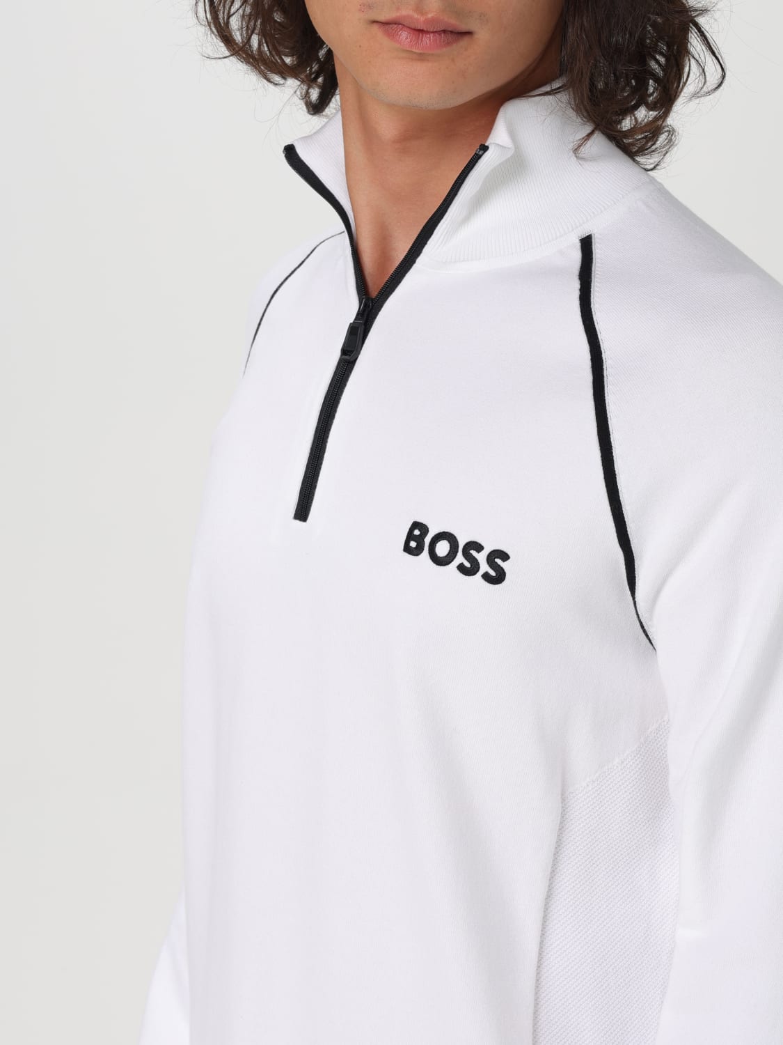 BOSS スウェットシャツ: スウェットシャツ メンズ Boss, ホワイト - Img 3