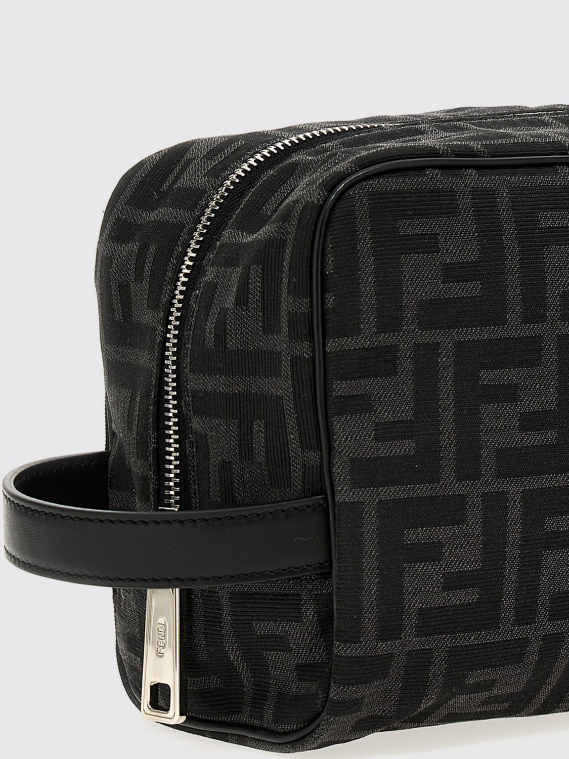 FENDI TROUSSES DE TOILETTE: Sac homme Fendi, Noir - Img 3