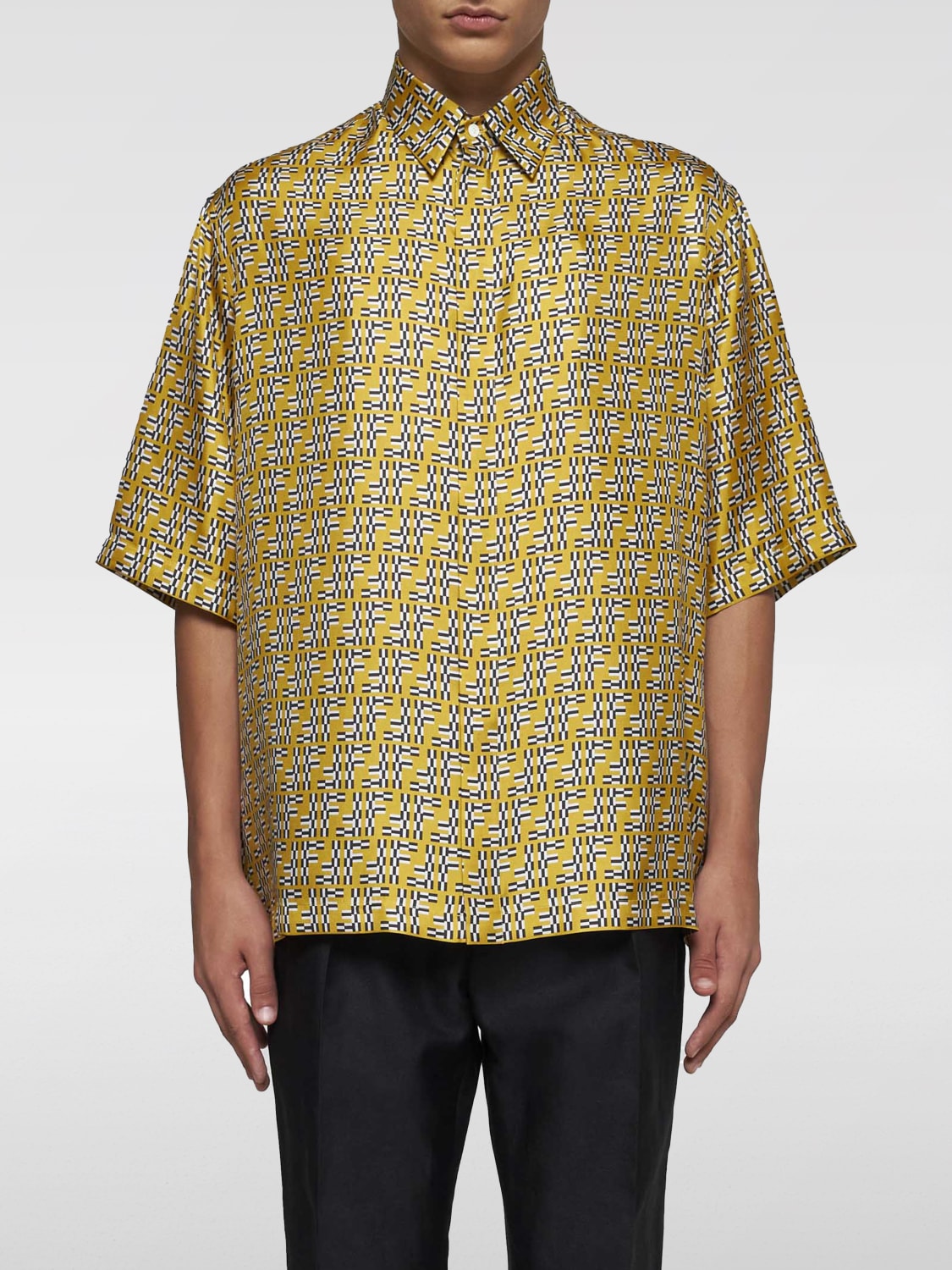 FENDI SHIRT: Shirt men Fendi, Yellow - Img 1